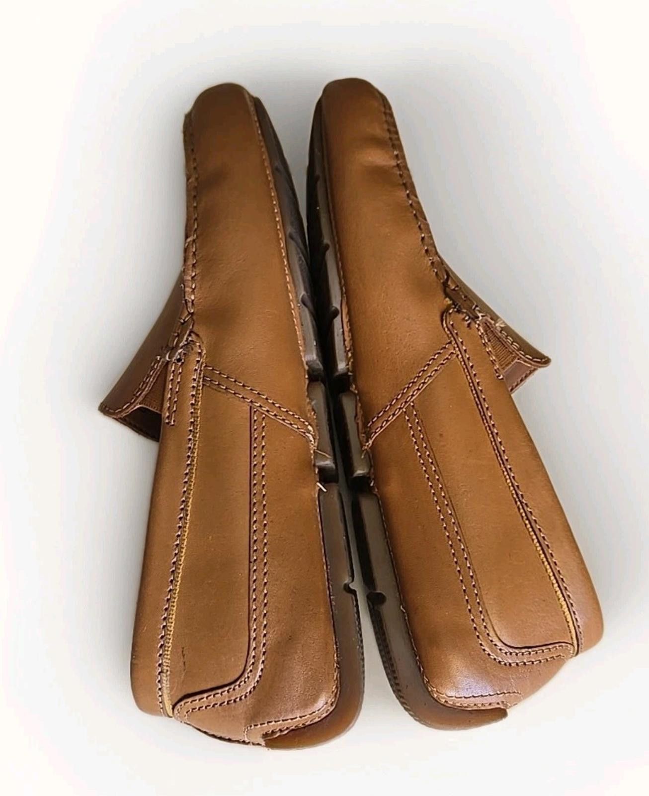 Clarks Clarks Mens 8.5 Markman Tan Leather Slip On Loafer Shoes Size US 8.5 / EU 41-42 - 5 Thumbnail