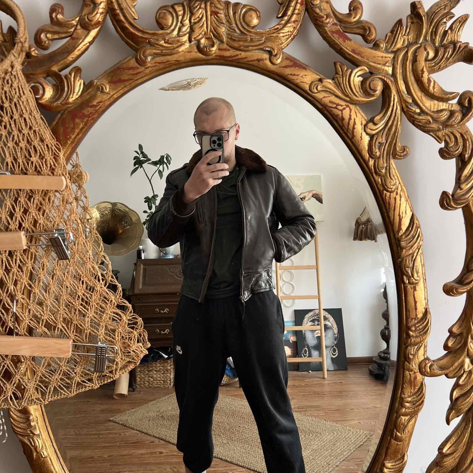 Vintage Vintage like 40s B-2 leather flying jacket ww2 Size US M / EU 48-50 / 2 - 5 Thumbnail