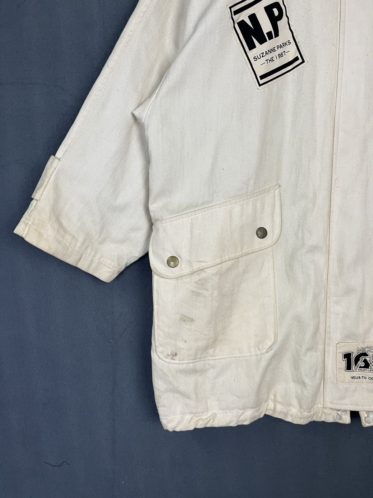 Japanese Brand BBC Club Baggy Duck Canvas Chore Jacket Size US XL / EU 56 / 4 - 4 Thumbnail