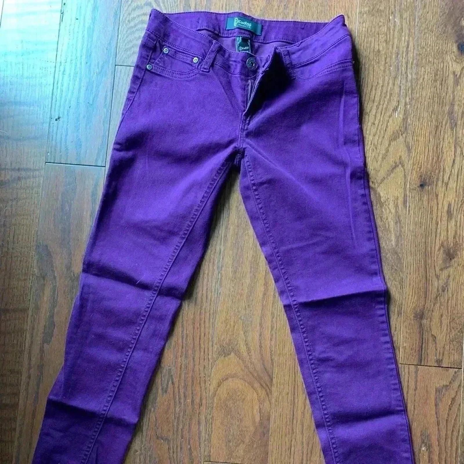 Designer Rewash purple pants Size 26" / US 2 / IT 38 - 6 Thumbnail