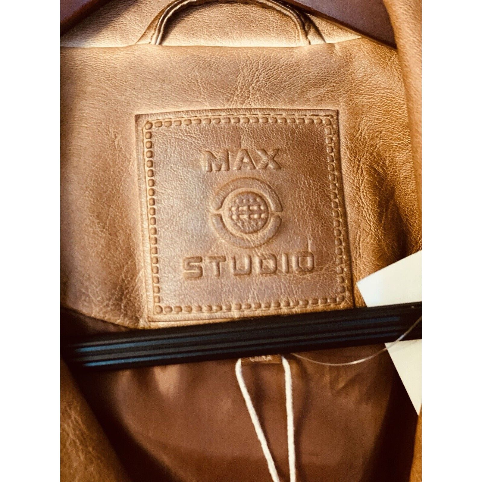 Other Max Studio Cognac Brn Faux Leather Moto Jkt Asymmetrical med Size M / US 6-8 / IT 42-44 - 6 Thumbnail