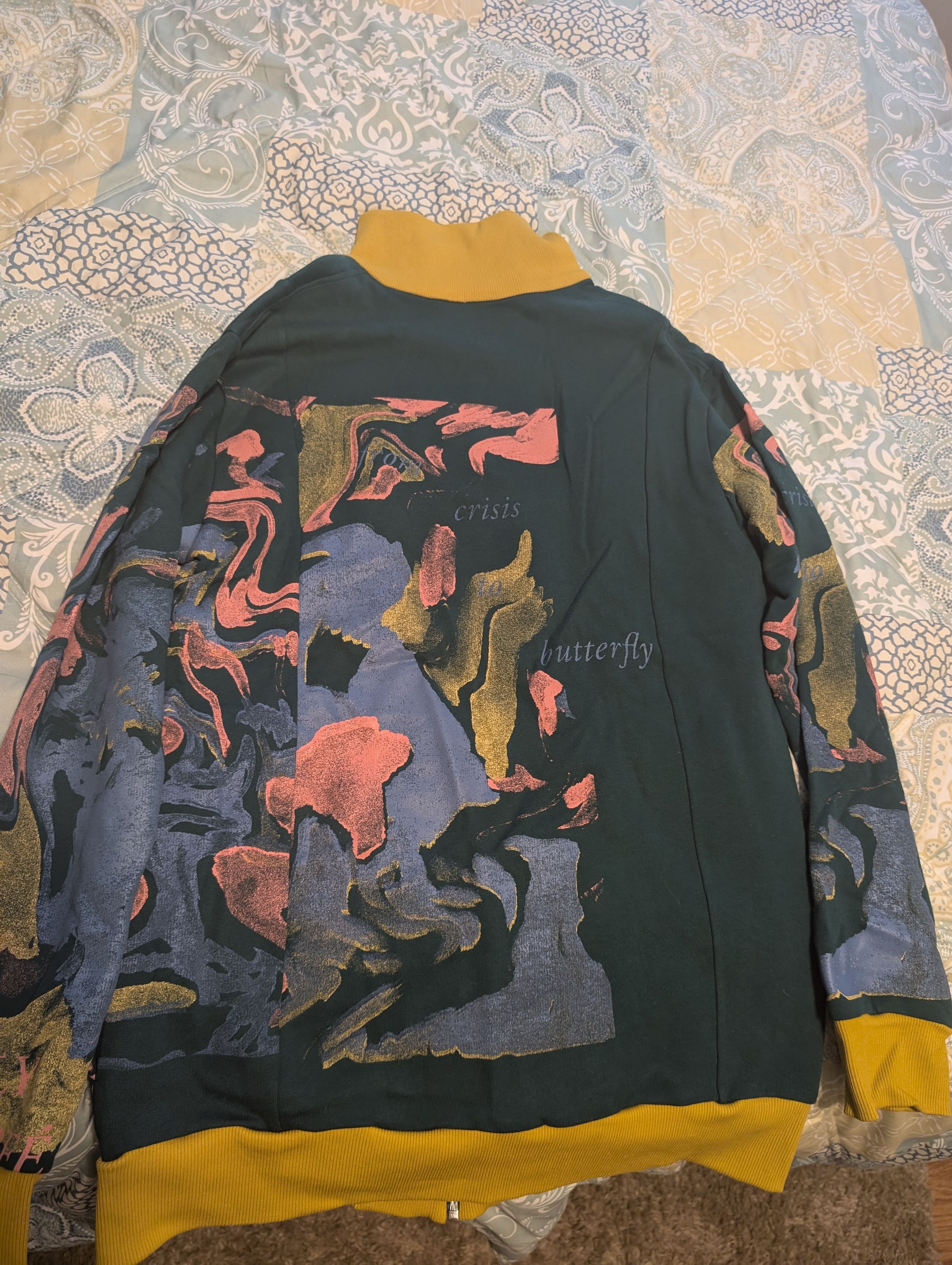 Bethany Williams Butterfly Cafe Graphic Zip-up Jacket Size US M / EU 48-50 / 2 - 3 Thumbnail