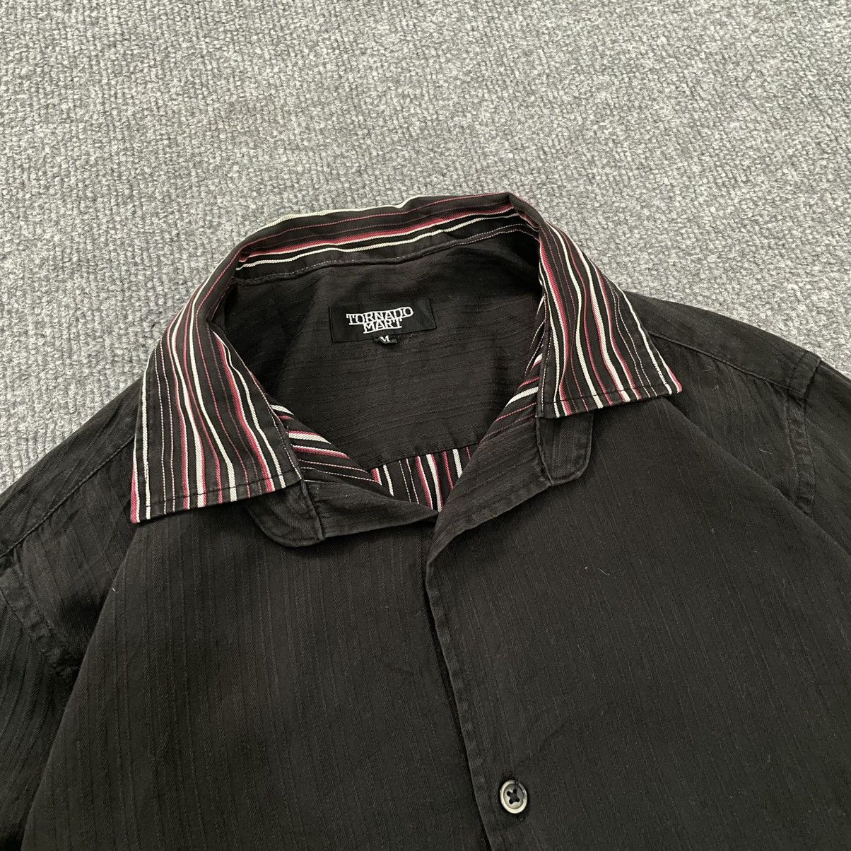 Tornado Mart Tornado Mart Button Up Black Shirt Size US M / EU 48-50 / 2 - 3 Thumbnail