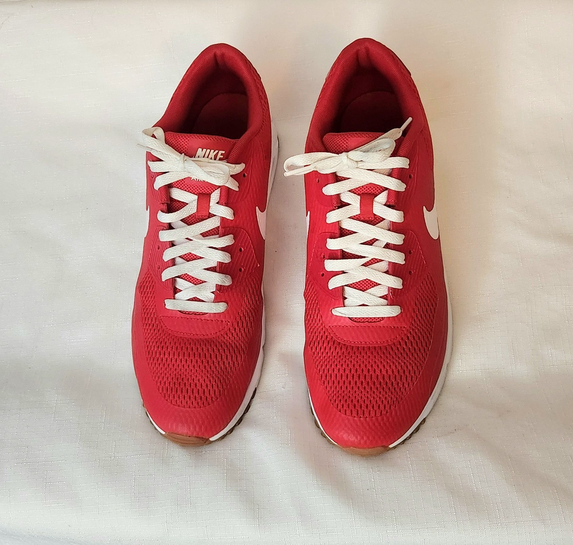 Nike NIKE AIR MAX 90 ULTRA ESSENTIAL UNIVERSITY RED 819474-601 14 Size US 14 / EU 47 - 4 Thumbnail