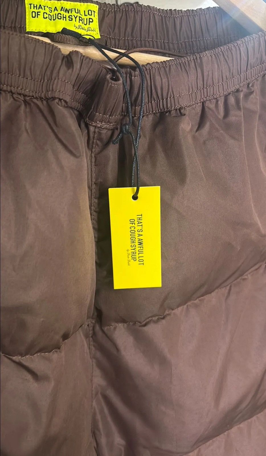 Awful Lot of Cough Syrup AWFUL LOT OF COUGH SYRUP PUFFER PANTS Size US 36 / EU 52 - 1 Thumbnail