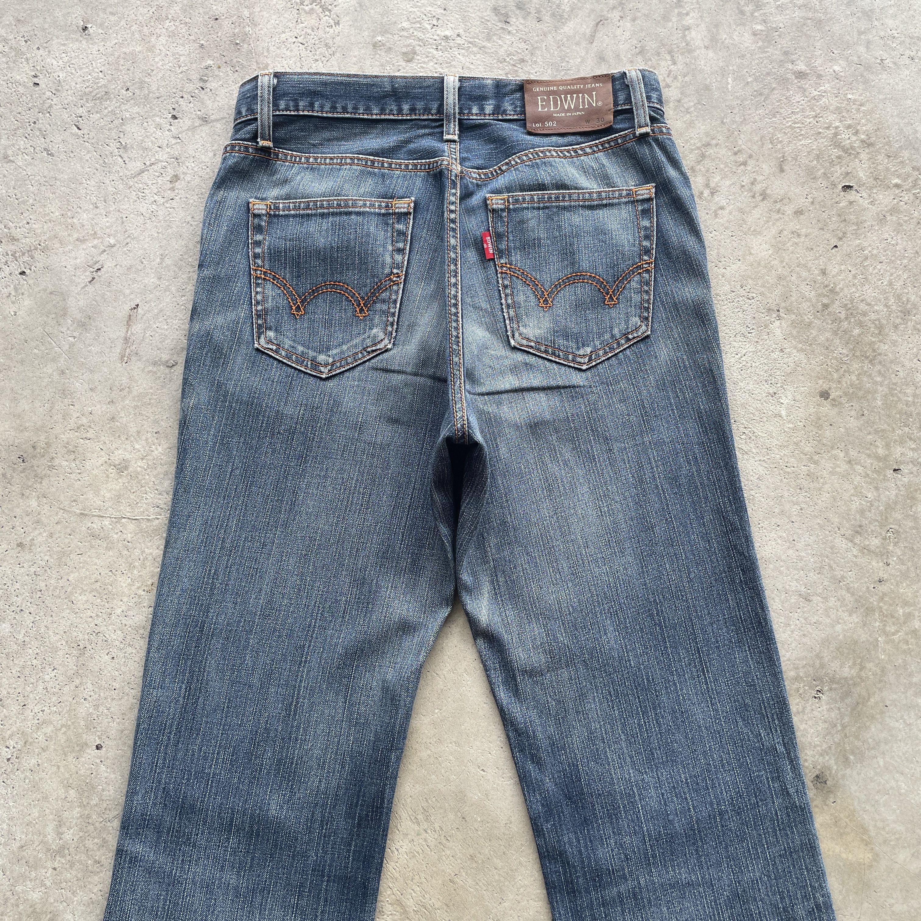 Japanese Brand VINTAGE EDWIN 502 DISTRESSED FADED JAPAN JEANS PANTS W30 Size US 30 / EU 46 - 9 Thumbnail