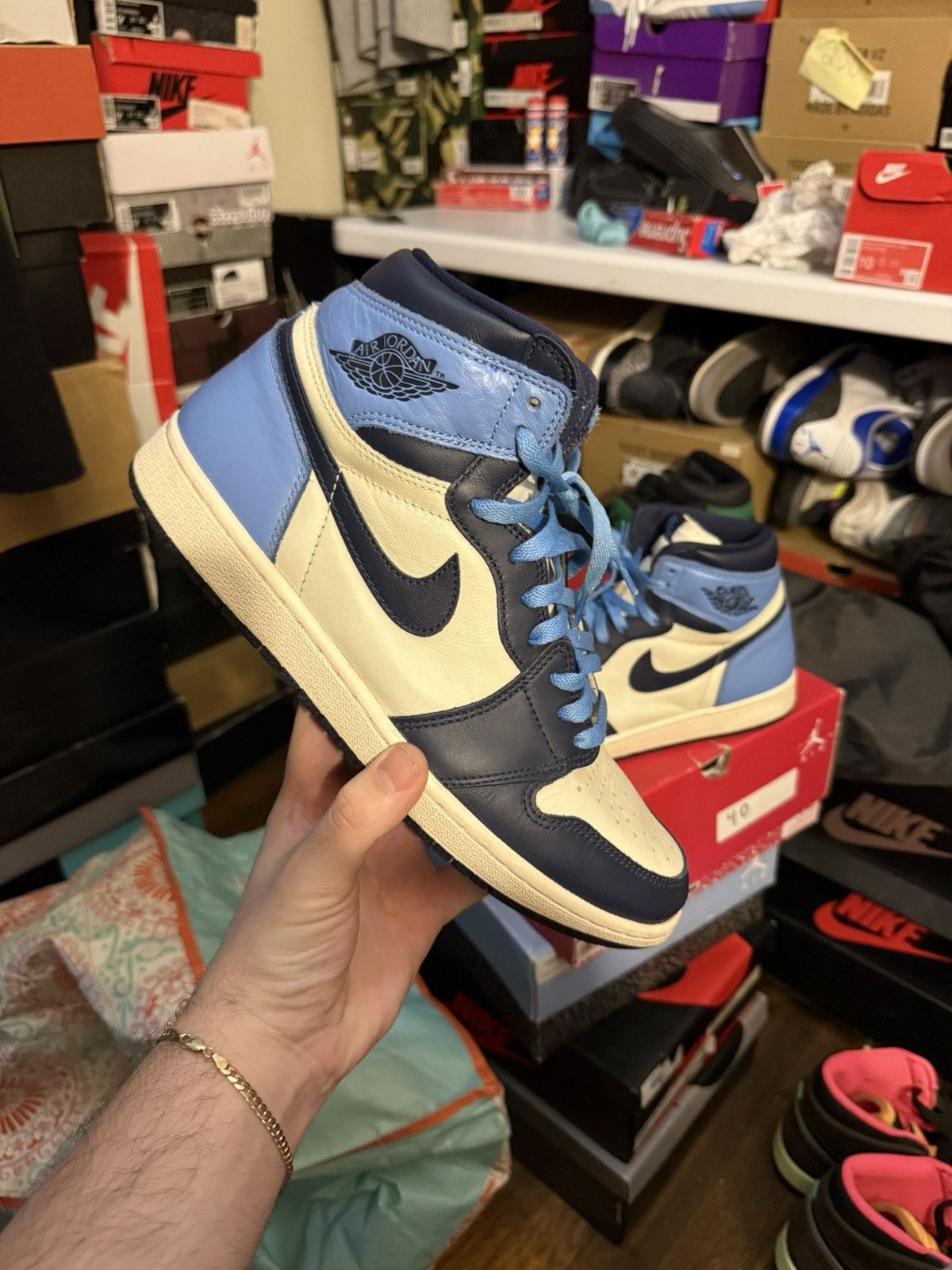 Jordan Brand Jordan retro 1 obsidian sz 11 Size US 11 / EU 44 - 1 Thumbnail