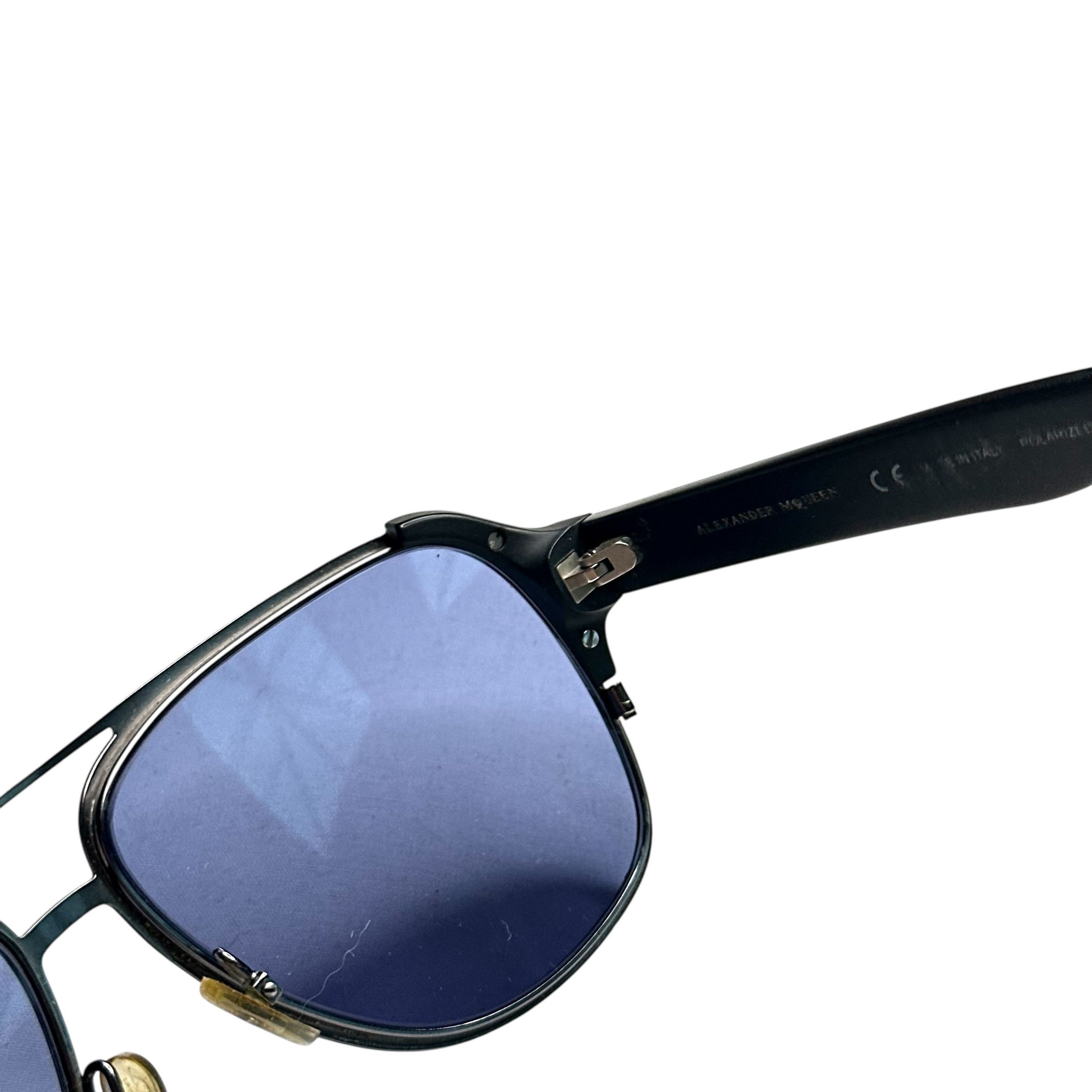 Alexander McQueen McQueen Aviator Sunglasses Size ONE SIZE - 8 Thumbnail