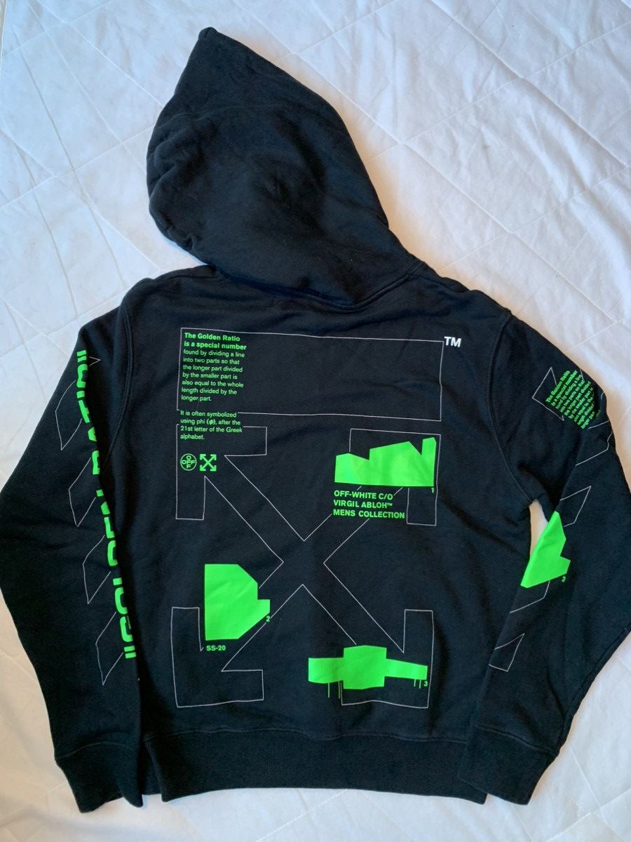 Off-White OFF-WHITE SS20 Arch Shapes Hoodie Size US M / EU 48-50 / 2 - 9 Thumbnail