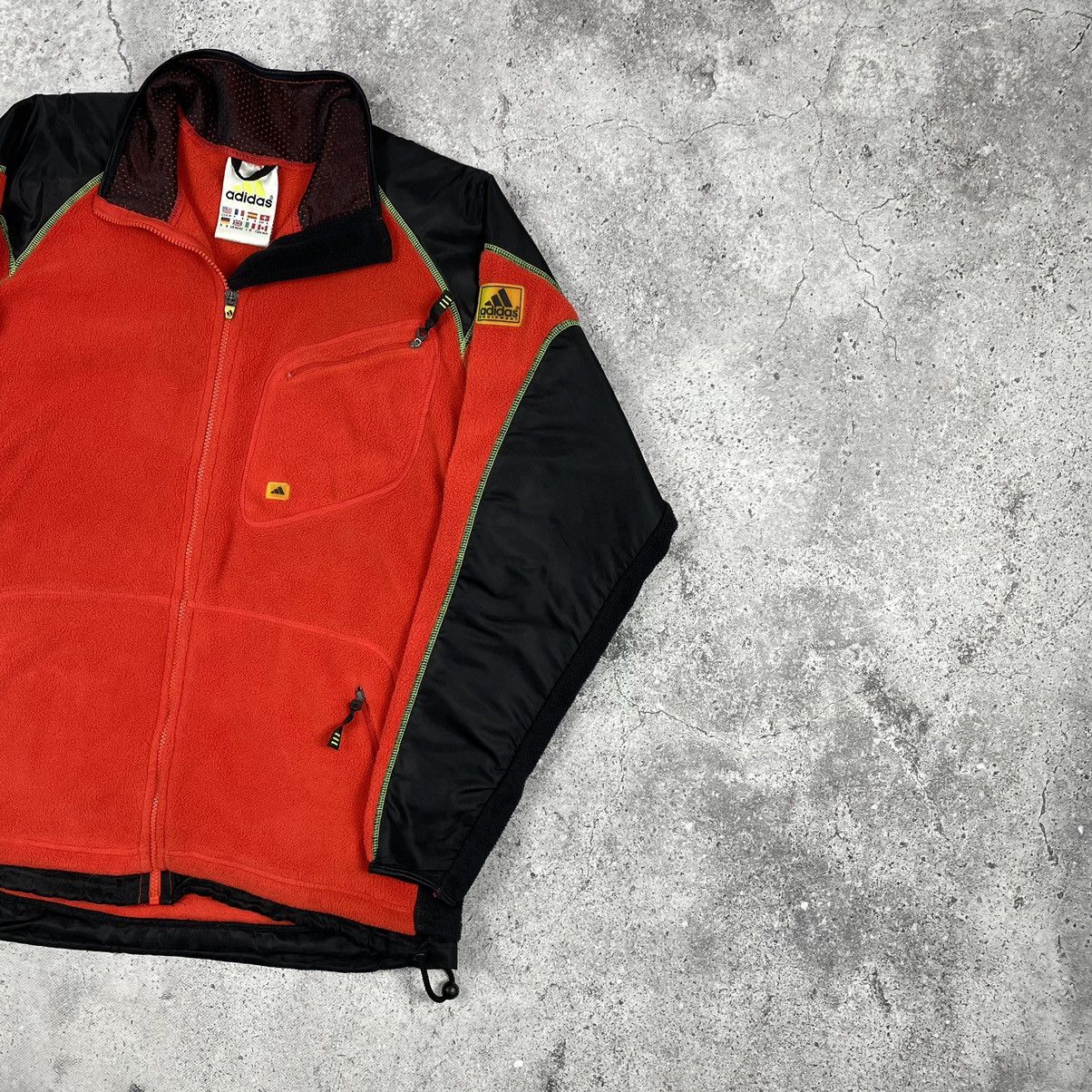 Adidas × Equipment × Vintage Vintage Adidas Equipment Fleece Jacket Size US M / EU 48-50 / 2 - 1 Thumbnail