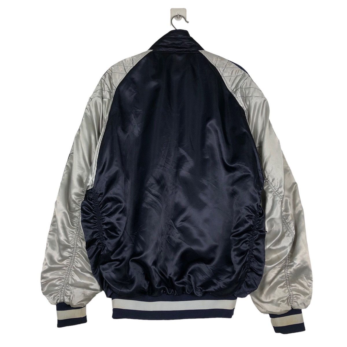 Japanese Brand 🔥Vintge Satin Bomber Jacket Sukajan Design Mizuno Japan Size US L / EU 52-54 / 3 - 8 Thumbnail