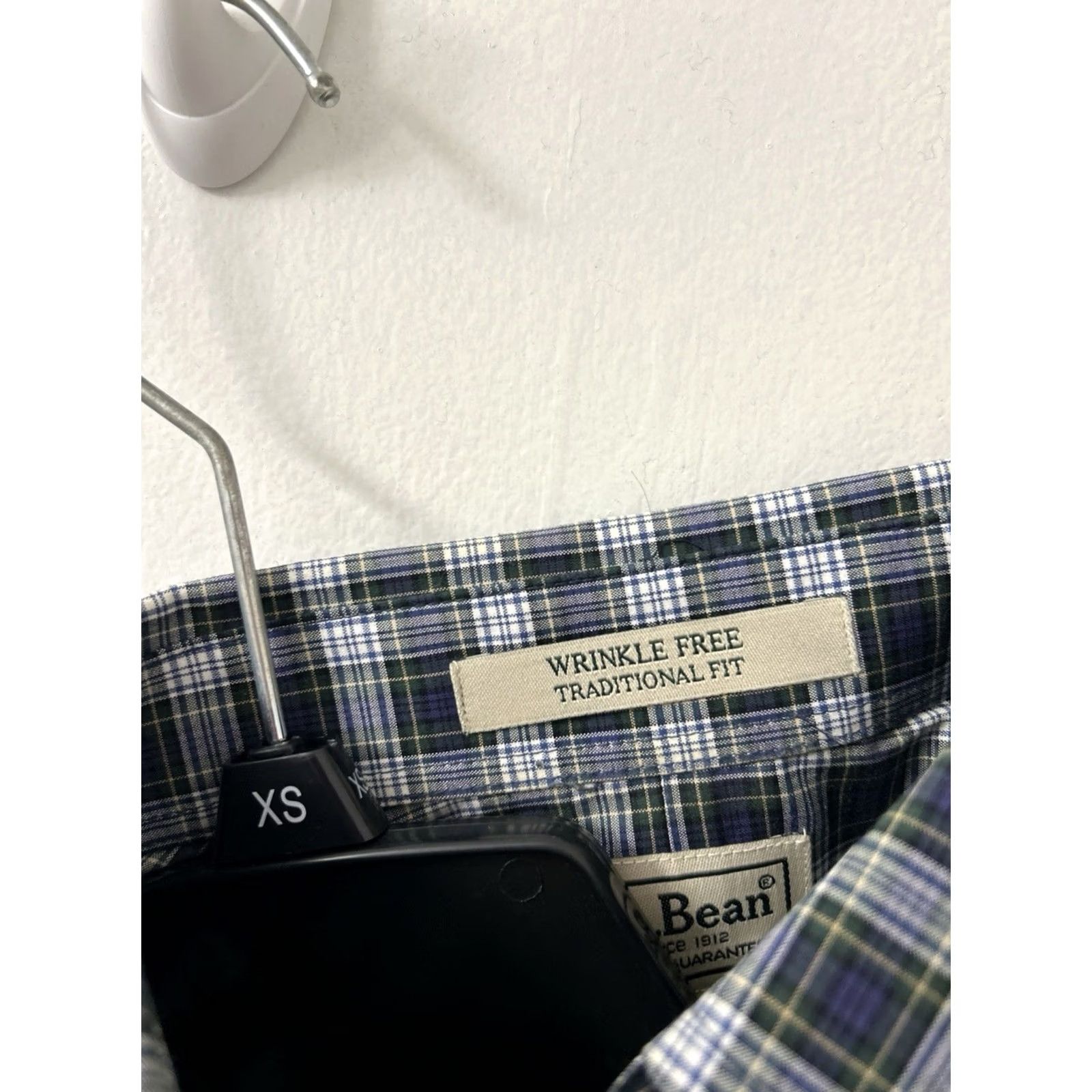 Vintage L.L.Bean Shirt Mens M Blue Plaid Classic Fit Button-Down Long Sleeve Oxford 218573 Size US M / EU 48-50 / 2 - 7 Thumbnail