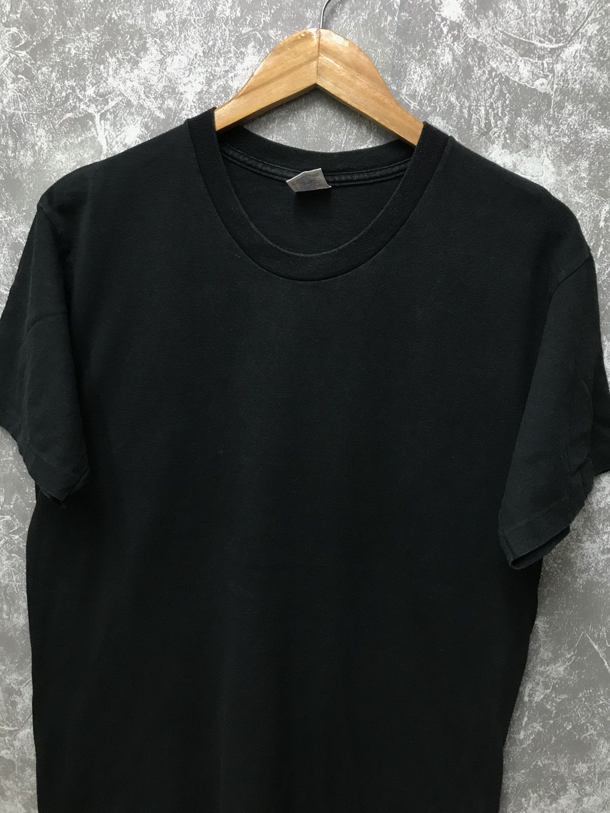 Other Vintage90s Blank Black Single Stitch T-shirt Size US M / EU 48-50 / 2 - 5 Thumbnail