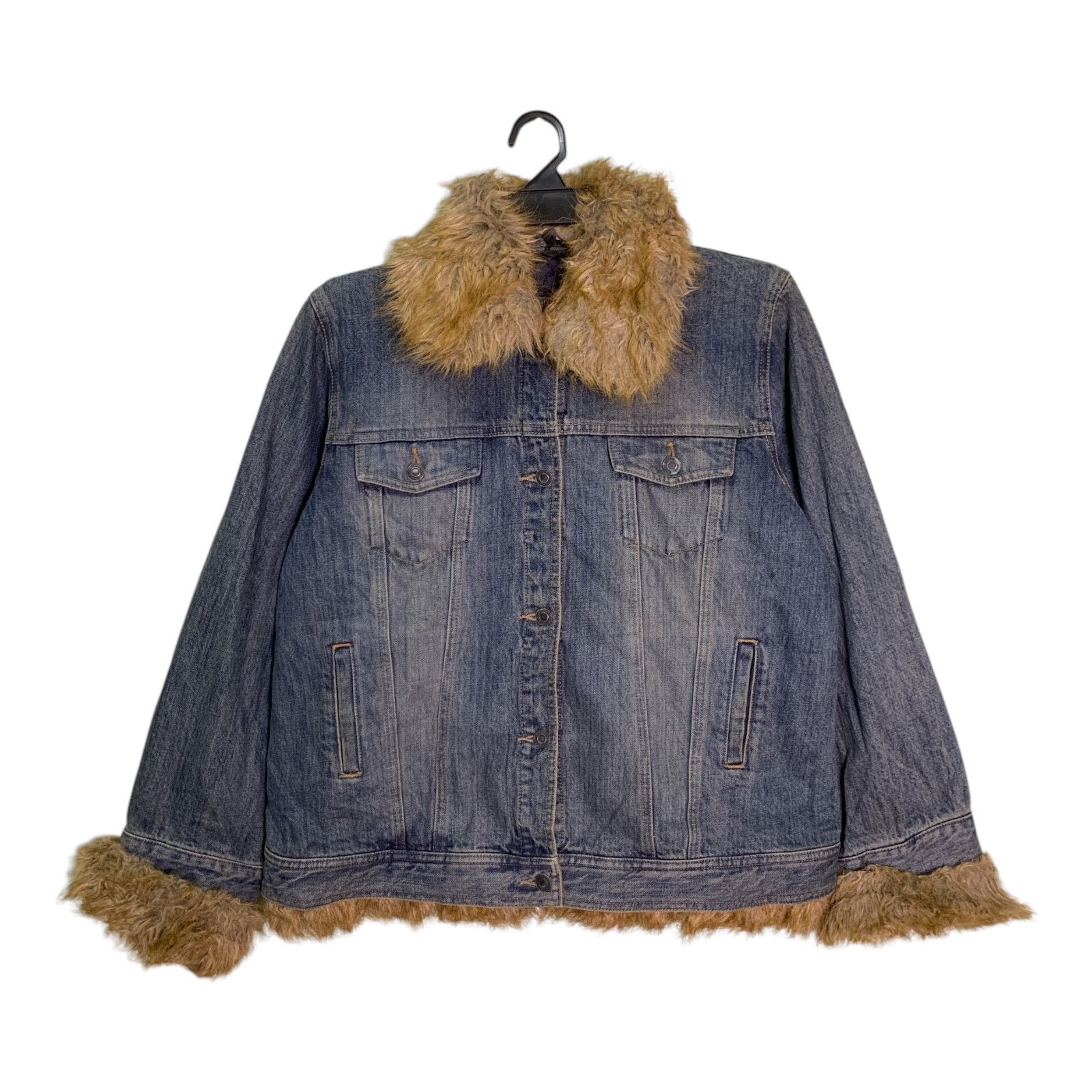 Japanese Brand Rare Design Vintage Lip Make Truckers Denim Jacket Size L / US 10 / IT 46 - 1 Thumbnail