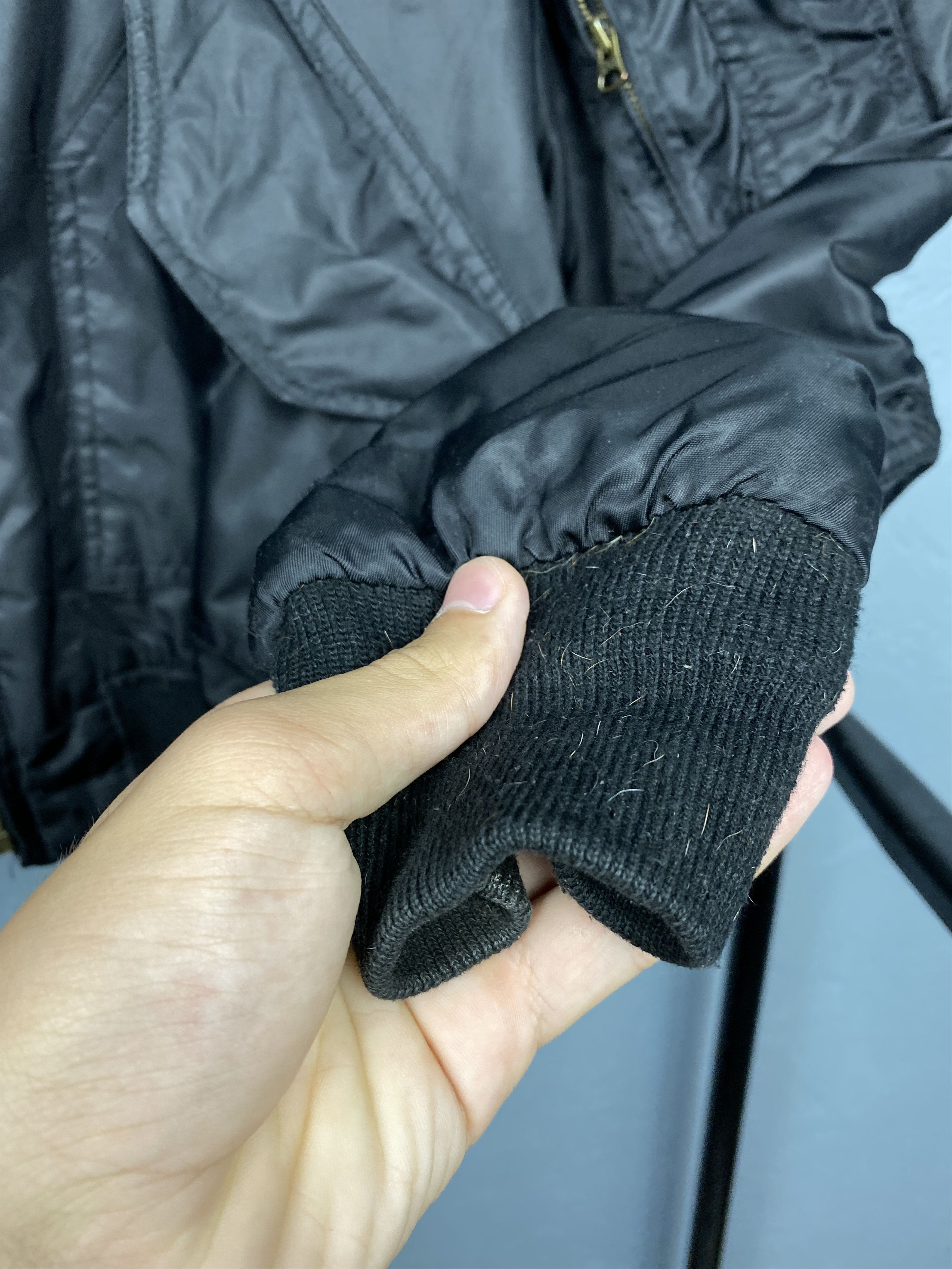 Vintage Helikon-Tex MA1 Pilot Nylon Bomber Air Force Jacket Vintage Size US L / EU 52-54 / 3 - 6 Thumbnail