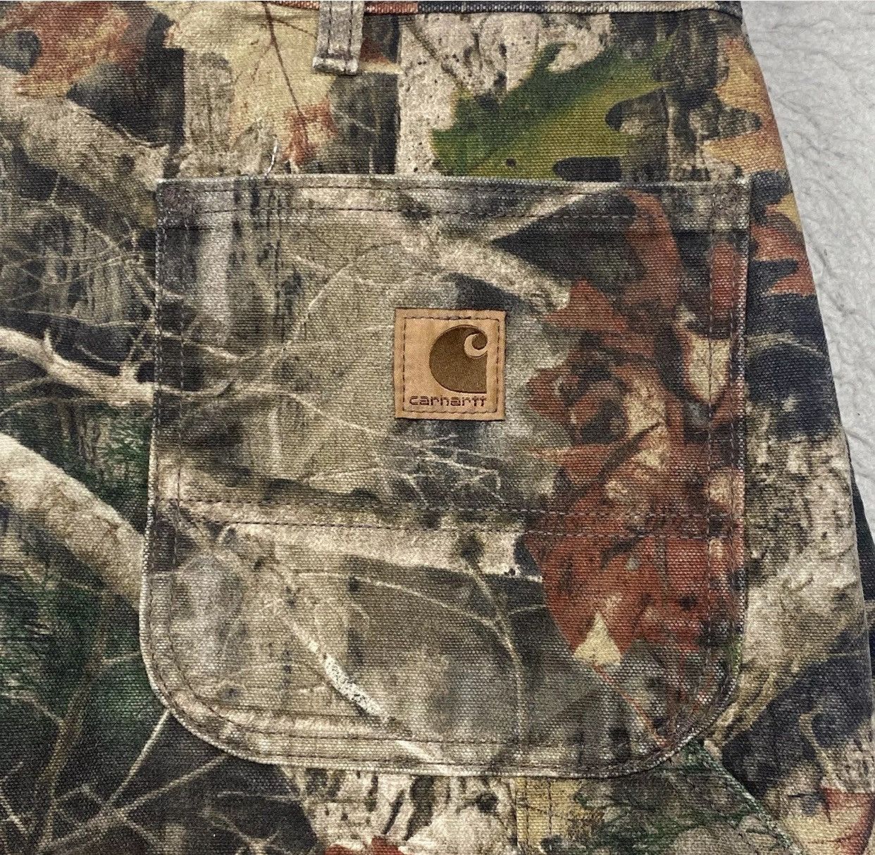 Carhartt Carhartt TruetTimber WorkCamo Dungarees Mens 42 X 30 Pants Size US 42 / EU 58 - 2 Thumbnail