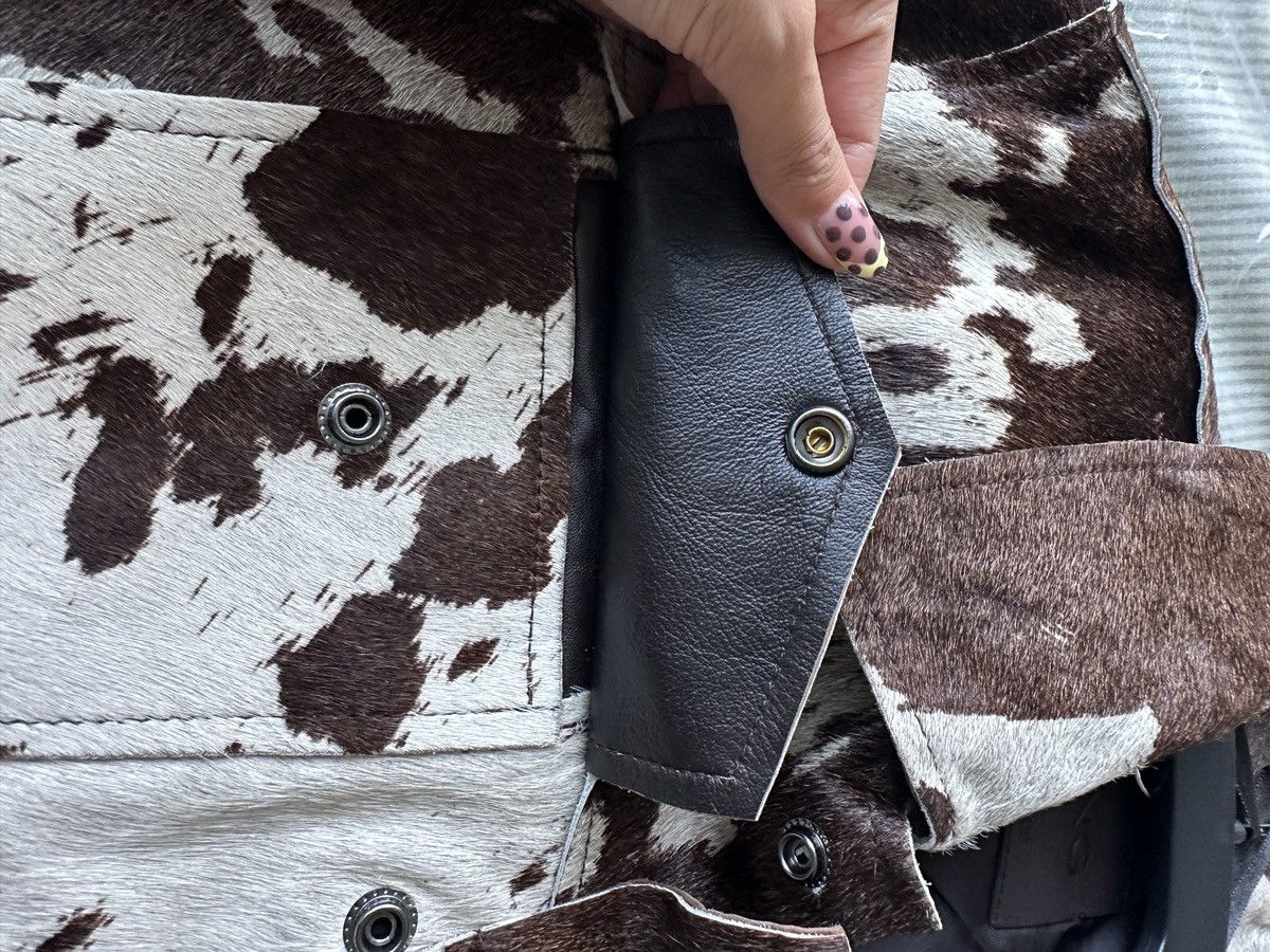 Mango Cow 100% leather jacket Size M / US 6-8 / IT 42-44 - 11 Thumbnail