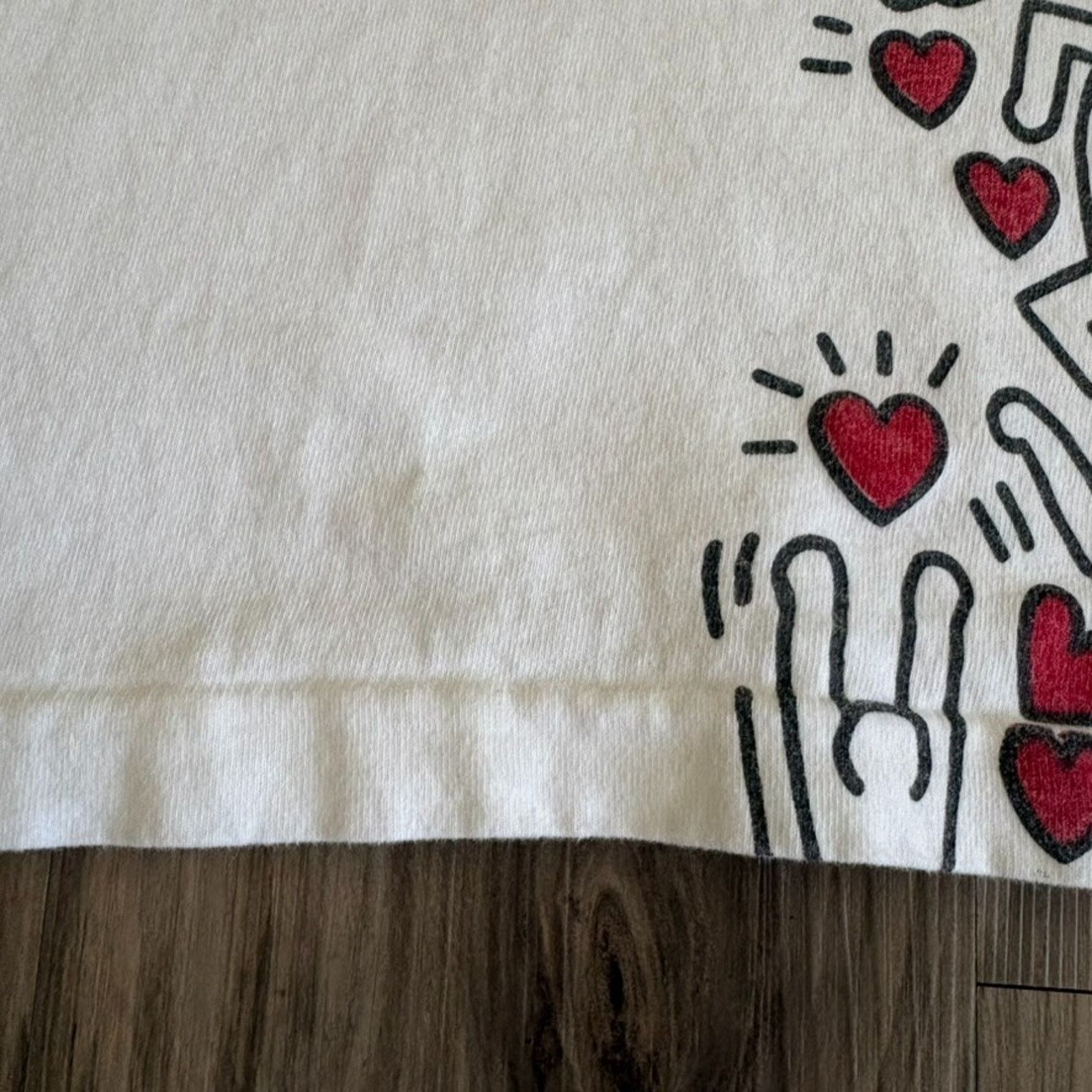 Keith Haring Vintage Keith Haring Manpower Art T-Shirt Men's Size XL Size US XL / EU 56 / 4 - 2 Thumbnail