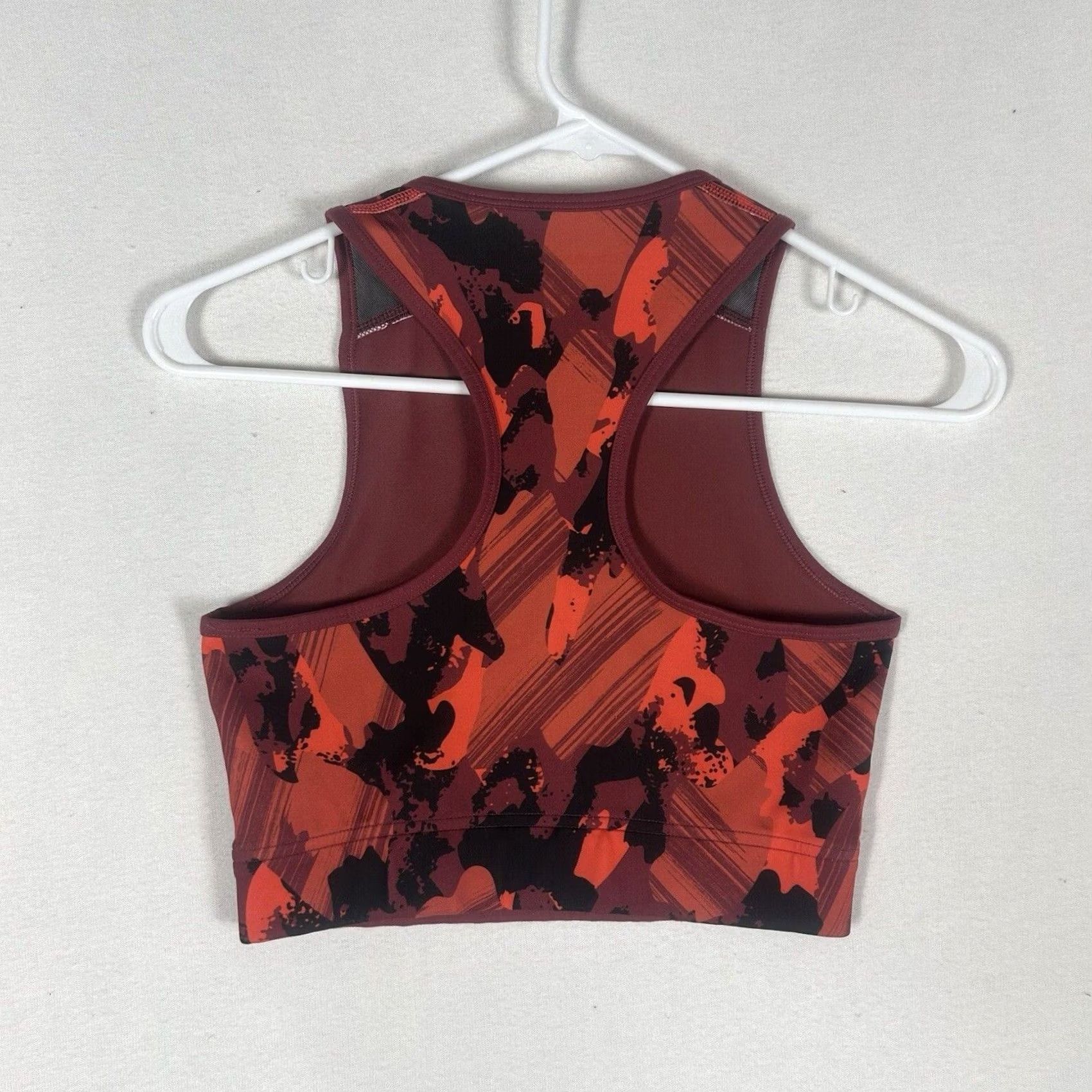 Adidas Adidas Sports Bra Womens XS Red Camo Tank Top Gym Run Casual Support Size XS / US 0-2 / IT 36-38 - 7 Thumbnail