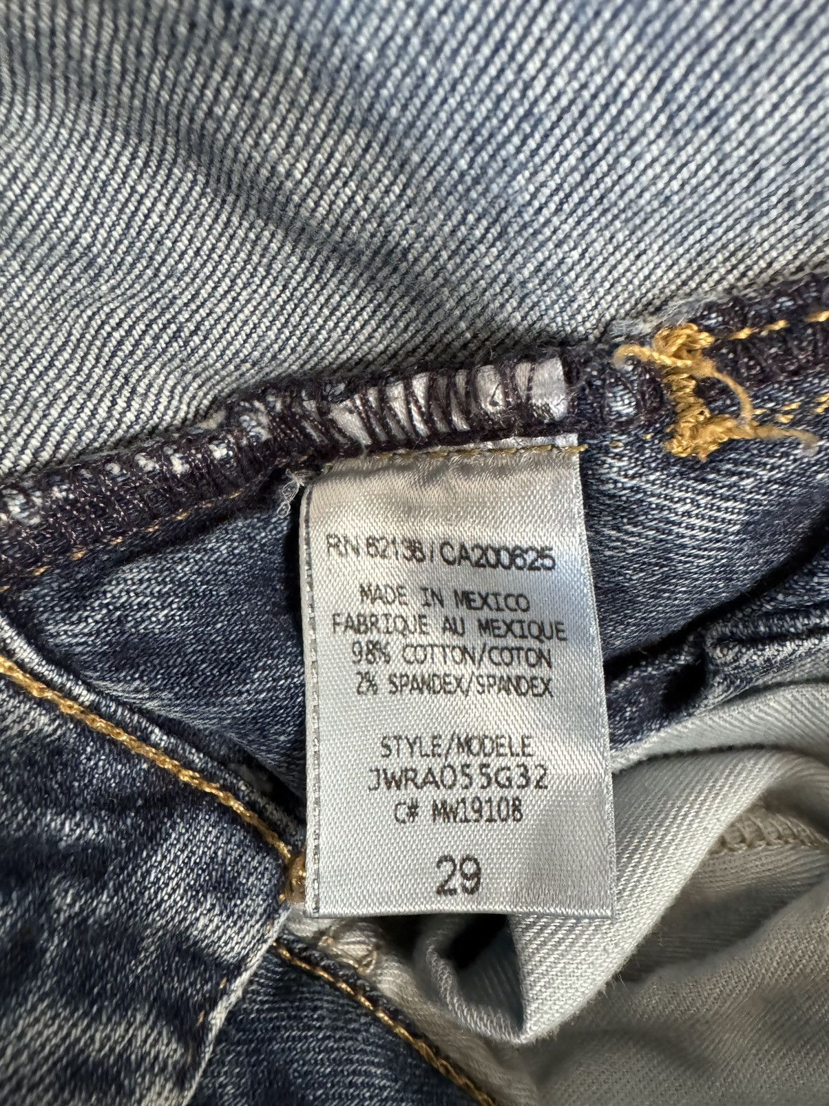 Guess × Vintage GUESS Starlet Straight Leg Denim Size 29" - 5 Thumbnail
