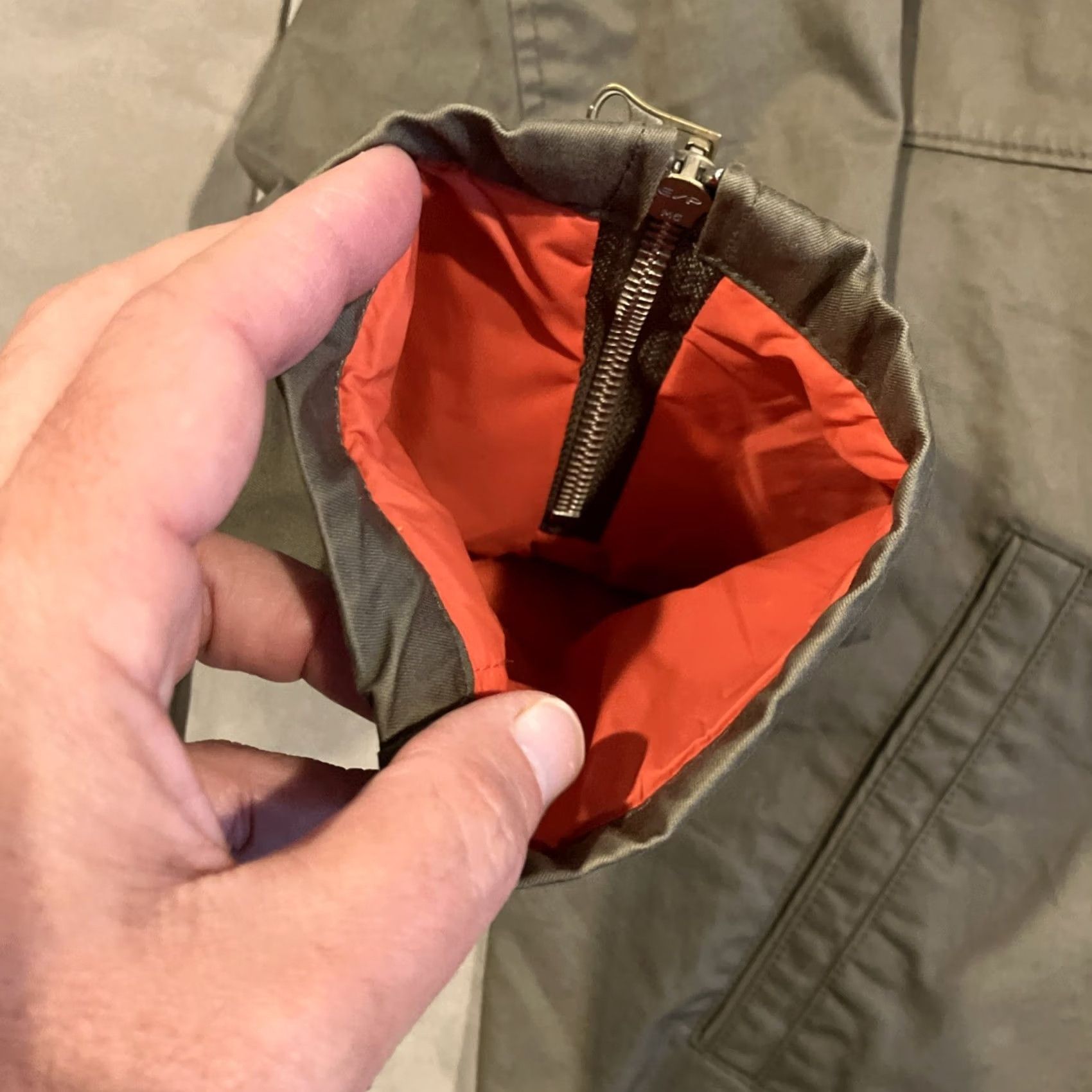 Orvis Orvis Jacket XL Olive Green Insulated Cotton Barn Coat / Chore Jacket Mens Regular Pockets Lined Canvas Winter Fall Spring Hunting Walking Size US XL / EU 56 / 4 - 2 Thumbnail