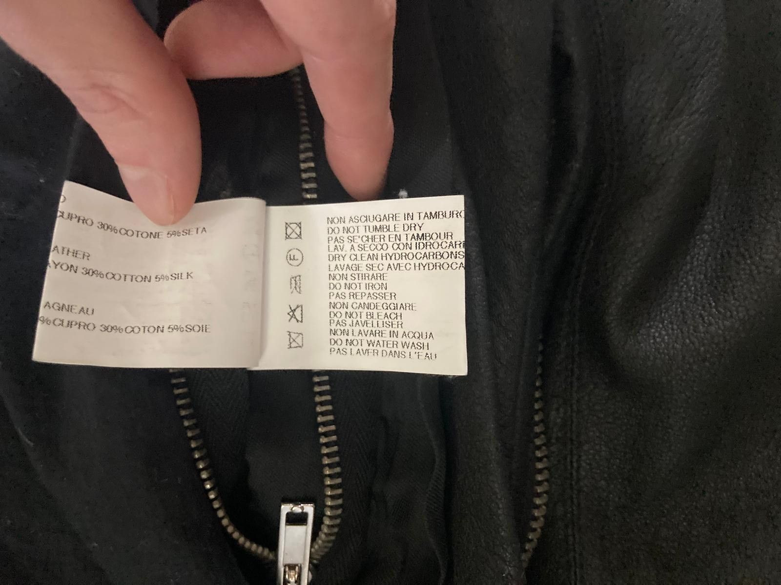 Rick Owens Archive Rick Owens Blistered Leather Jacket L Size US L / EU 52-54 / 3 - 15 Thumbnail