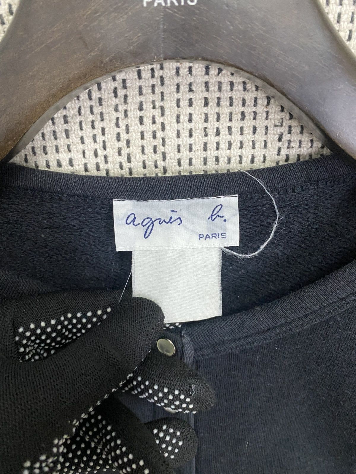 Designer × Vintage × agnes b. 🔥ICONIC🔥Vintage agnes b crop cardigan snap button Size L / US 10 / IT 46 - 6 Thumbnail