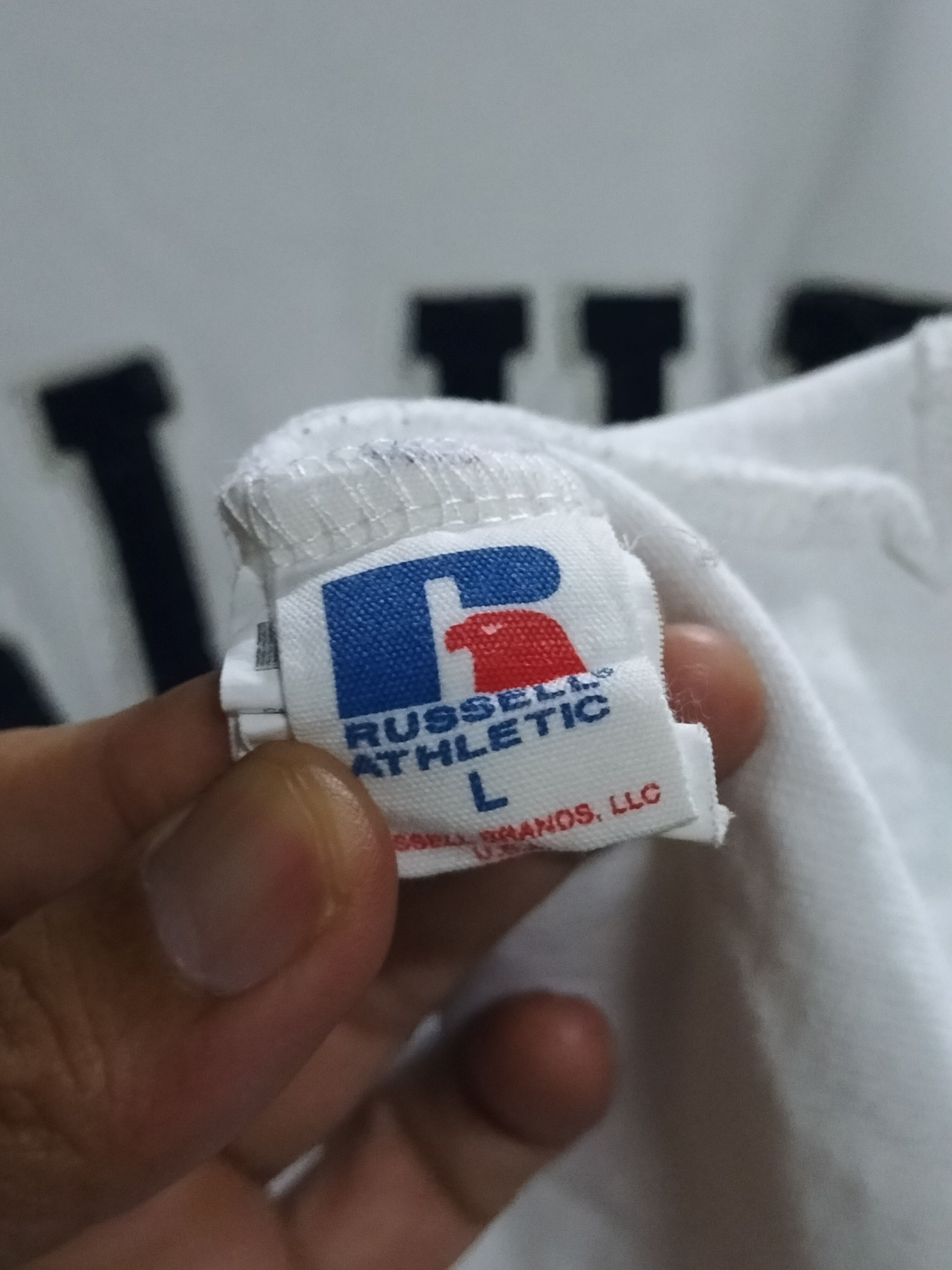 Blue Blue Japan × Fruit Of The Loom Vintage 90s Blue Blue Japan X Russell Athletes Size US L / EU 52-54 / 3 - 7 Thumbnail