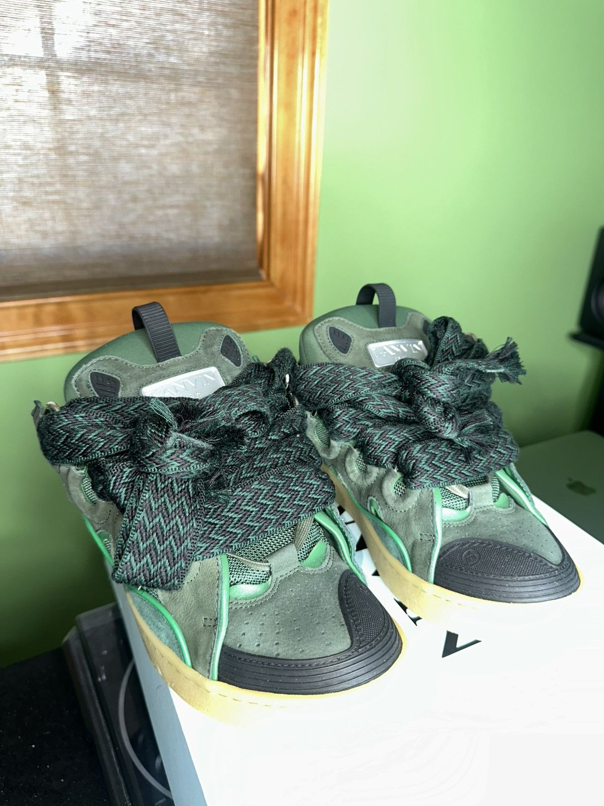 Lanvin Lanvin curb sneaker | Green Size US 8 / EU 41 - 5 Thumbnail