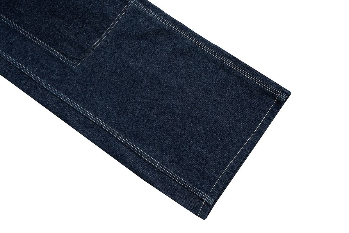 Japanese Brand × Jean High Street Cleanfit Multi-pockets Dark Blue Baggy Jeans Size US 32 / EU 48 - 9 Thumbnail
