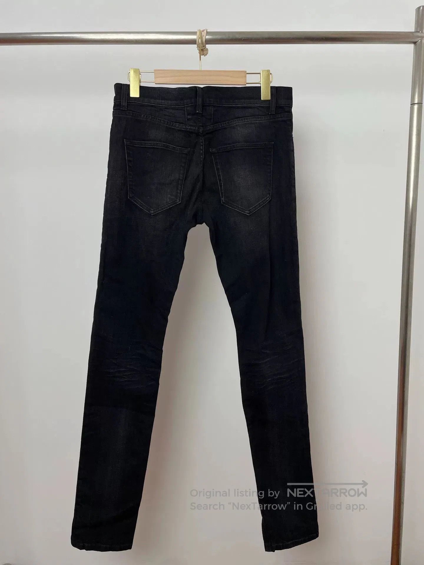 Saint Laurent Paris Saint Laurent Distressed Jeans. Size US 30 / EU 46 - 2 Thumbnail