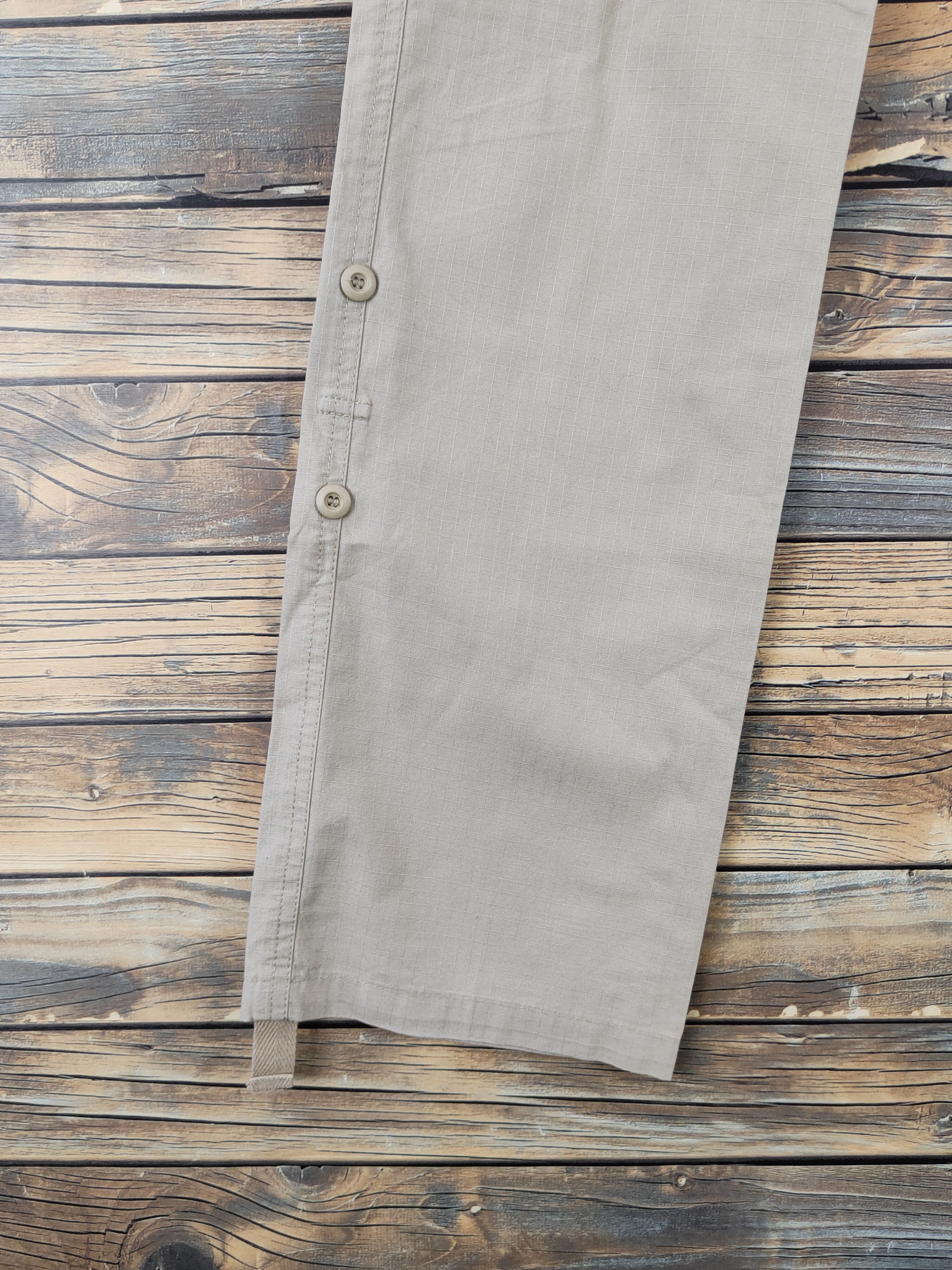 Japanese Brand Anatelier Beige Multipocket Tactical Cargo Pants #W1845 Size US 29 - 4 Thumbnail