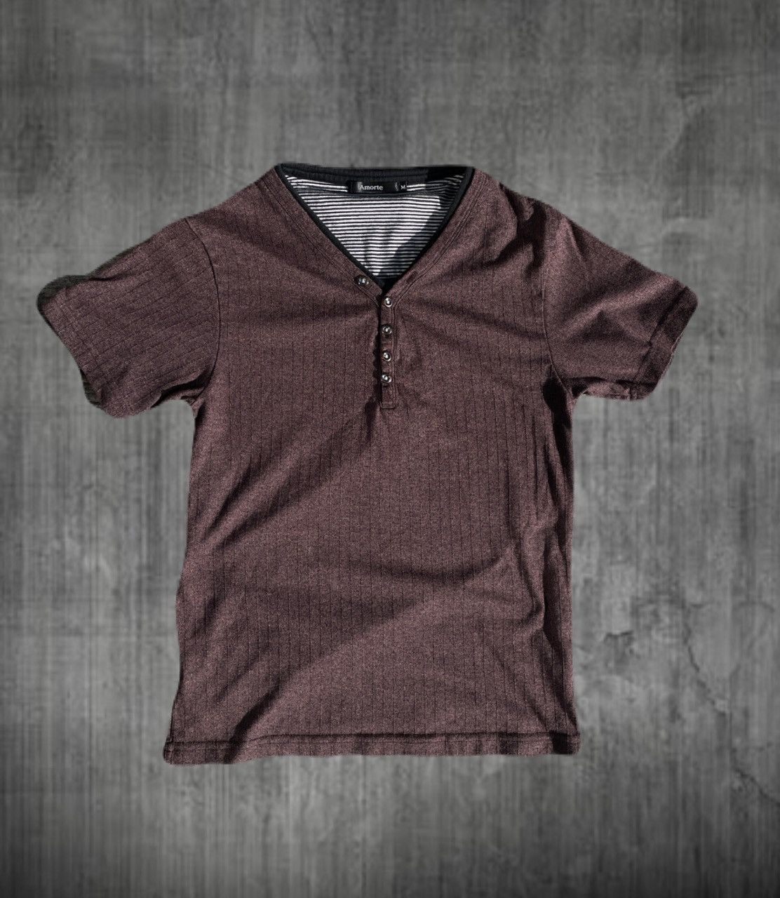 2000s Japanese archive Vkei Layered Button Tee Gyaruo