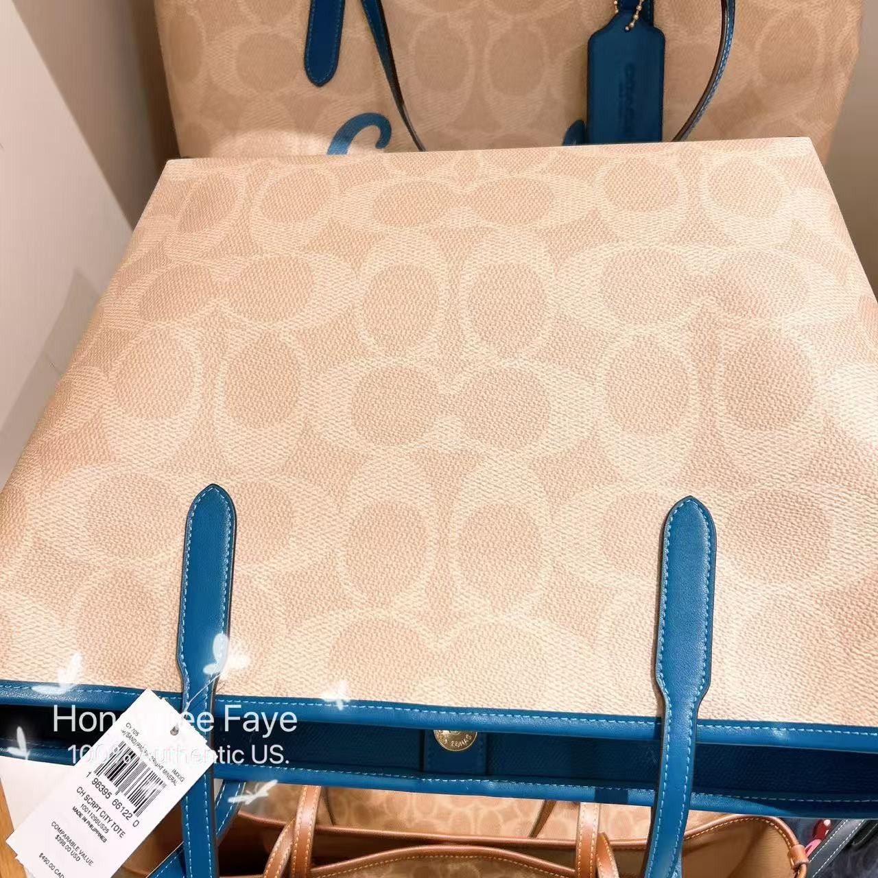Coach City Tote Bag With Coach Graphic CY705 Size ONE SIZE - 4 Thumbnail