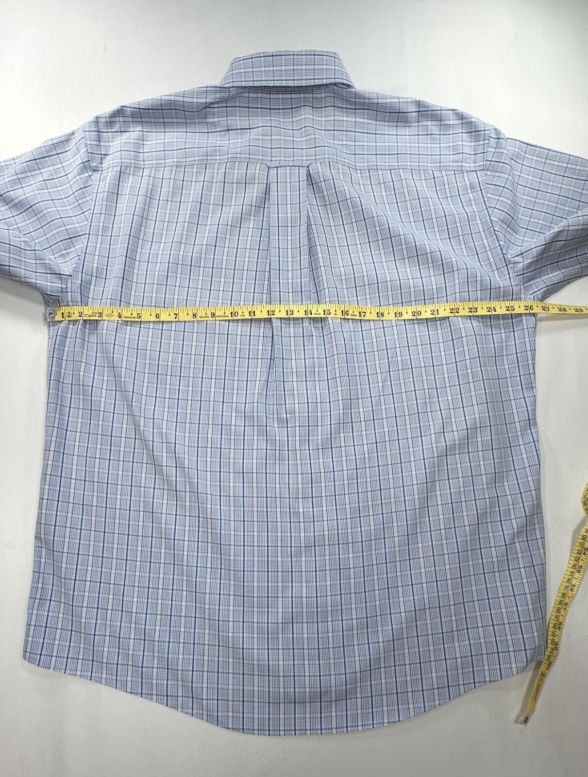 Orvis Orvis Checked 100% Cotton Oxford Button Up Blue Mens XL Size US XL / EU 56 / 4 - 4 Thumbnail