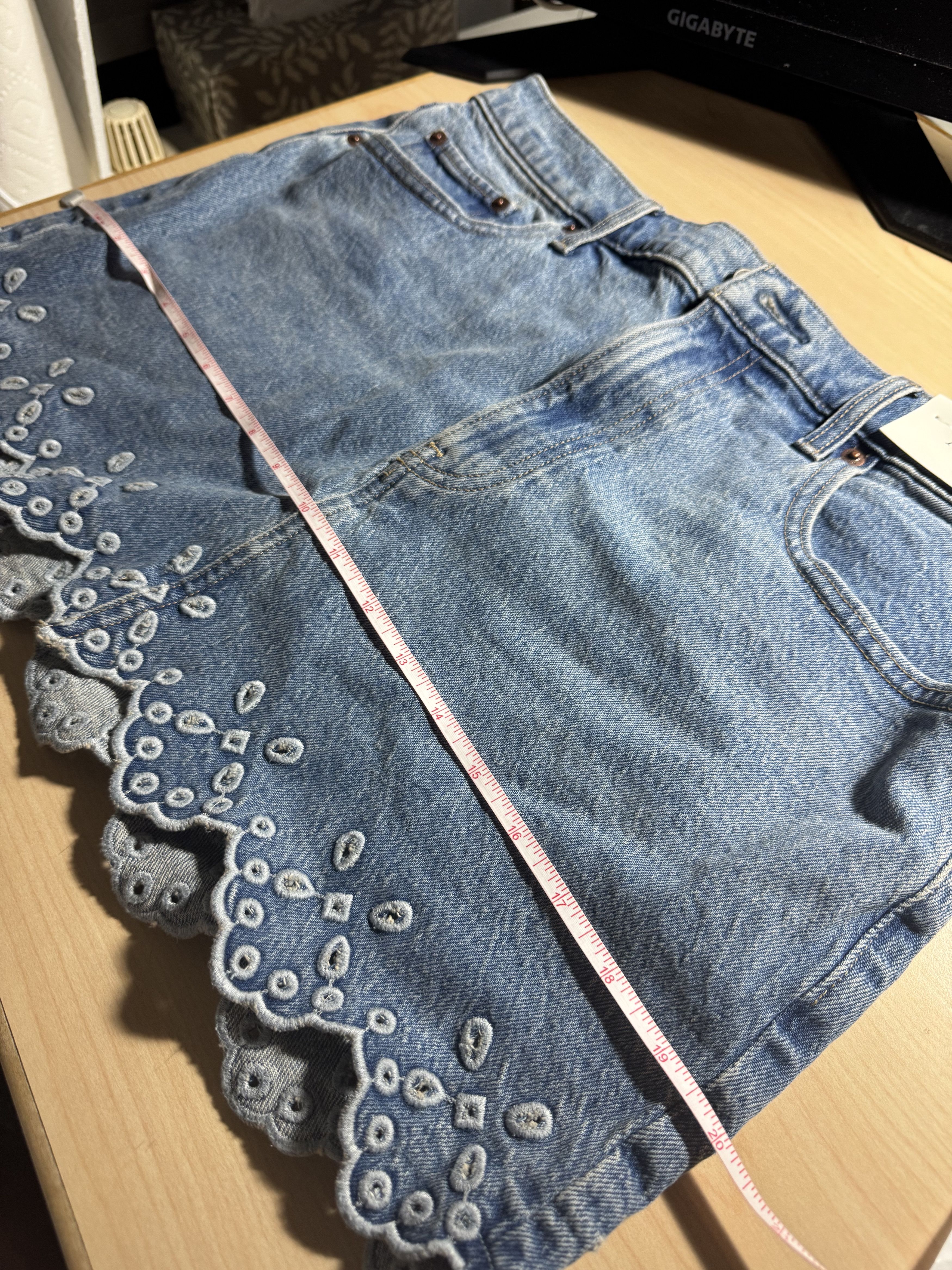 Abercrombie & Fitch Mid-rise denim mini skirt Size 30" / US 8 / IT 44 - 5 Thumbnail