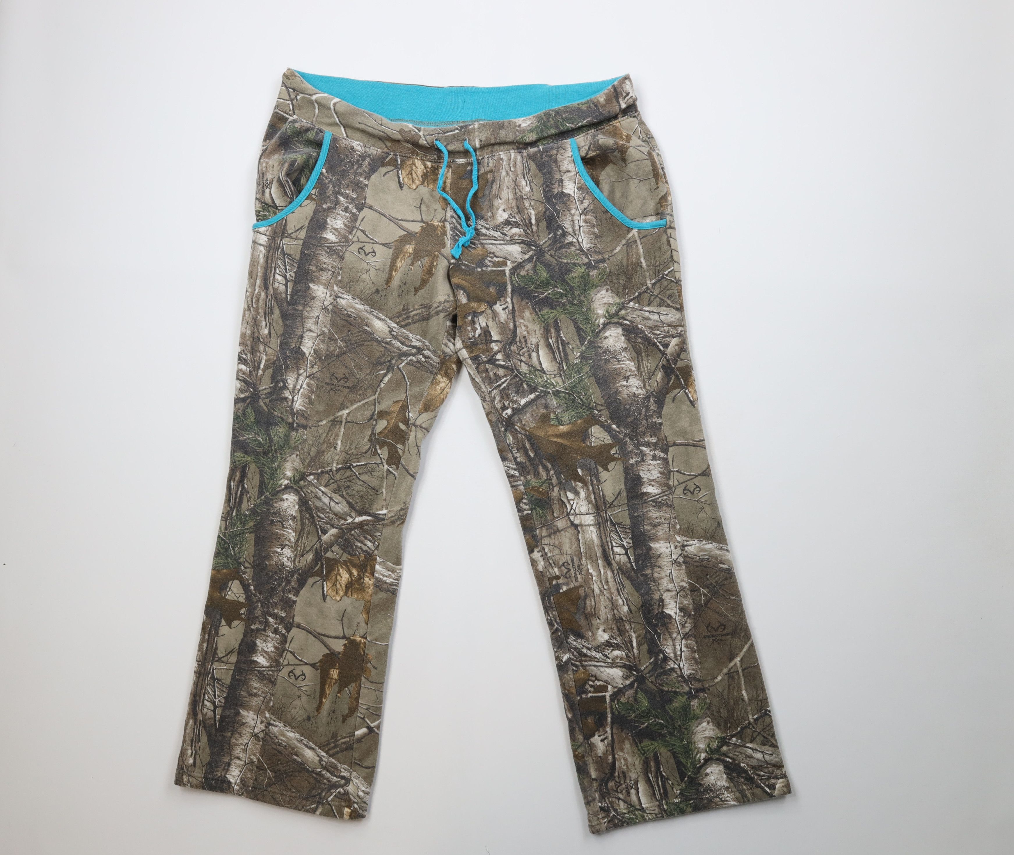 Vintage Vintage Y2K Streetwear Camouflage Wide Leg Sweatpants Size 40" / US 18 - 1 Thumbnail