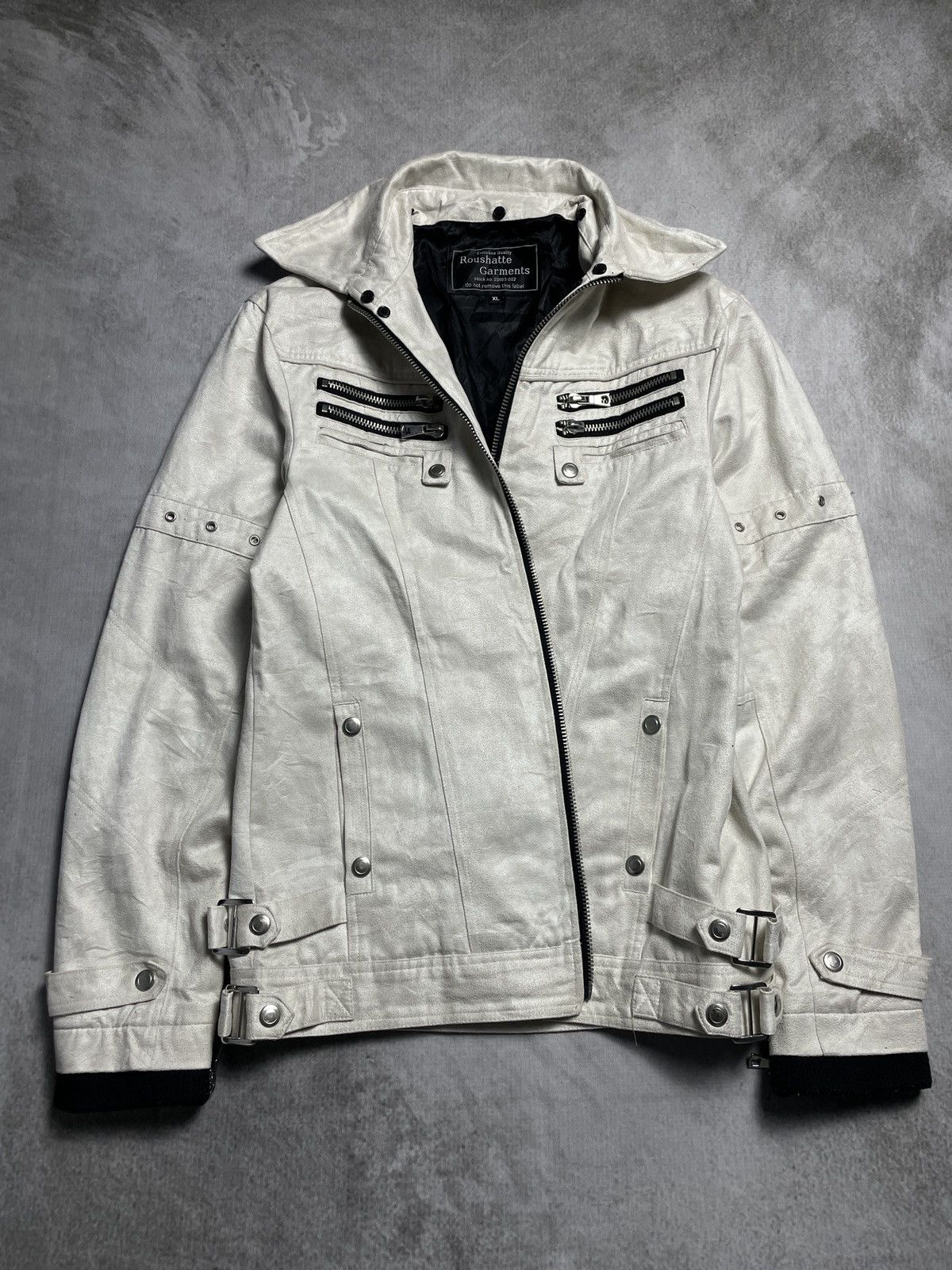 If Six Was Nine 2000’s Roushatte - Vkei Style Riders Jacket Size US M / EU 48-50 / 2 - 13 Thumbnail