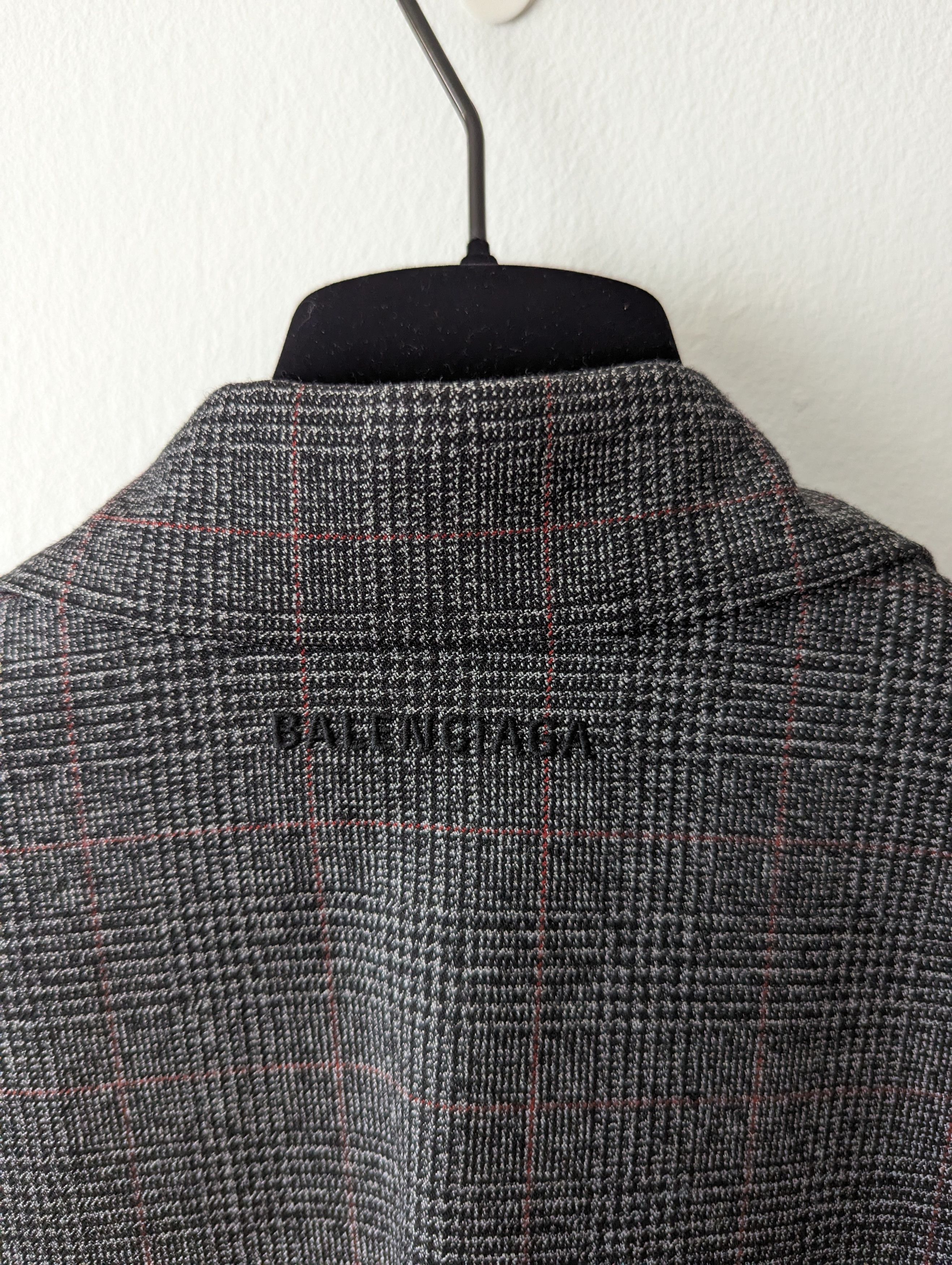 Balenciaga SU20 Rod Shoulder Blazer Size 34S - 4 Thumbnail