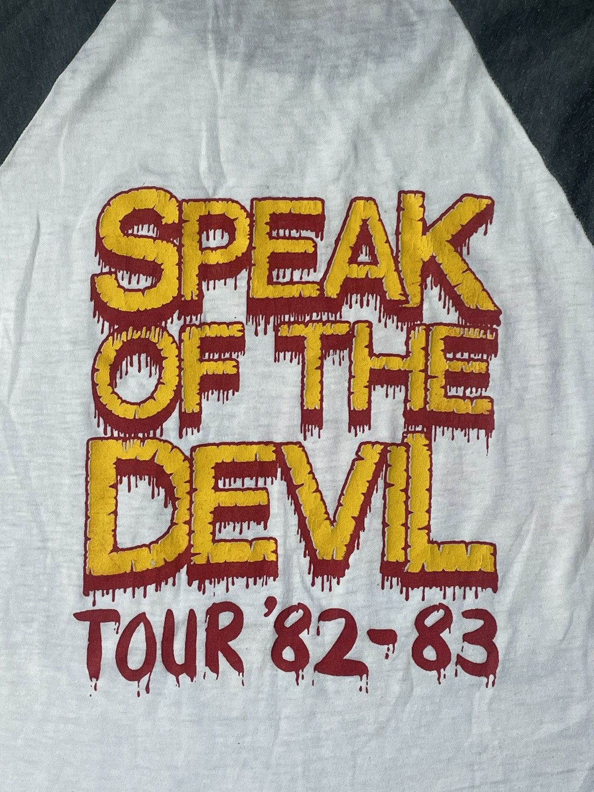 Ozzy Osbourne Vintage Original 1982 Ozzy Osbourne Concert Shirt Devil Tour Size US M / EU 48-50 / 2 - 10 Thumbnail