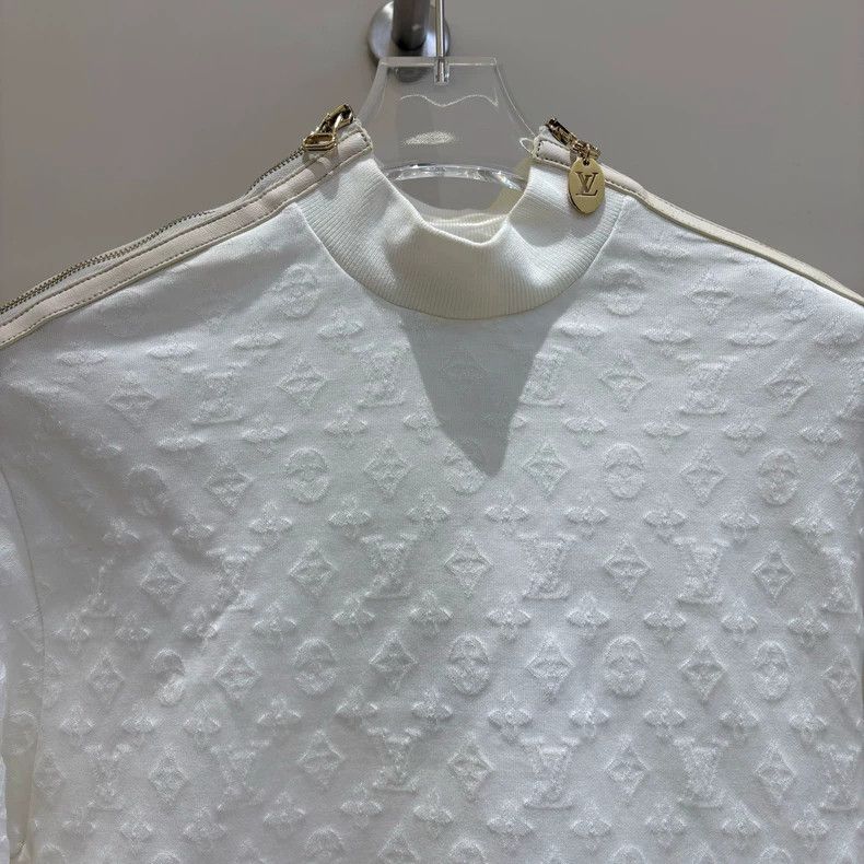 Louis Vuitton Louis Vuitton White dark stripe logo shoulder zipper sweat Size US XS / EU 42 / 0 - 3 Thumbnail