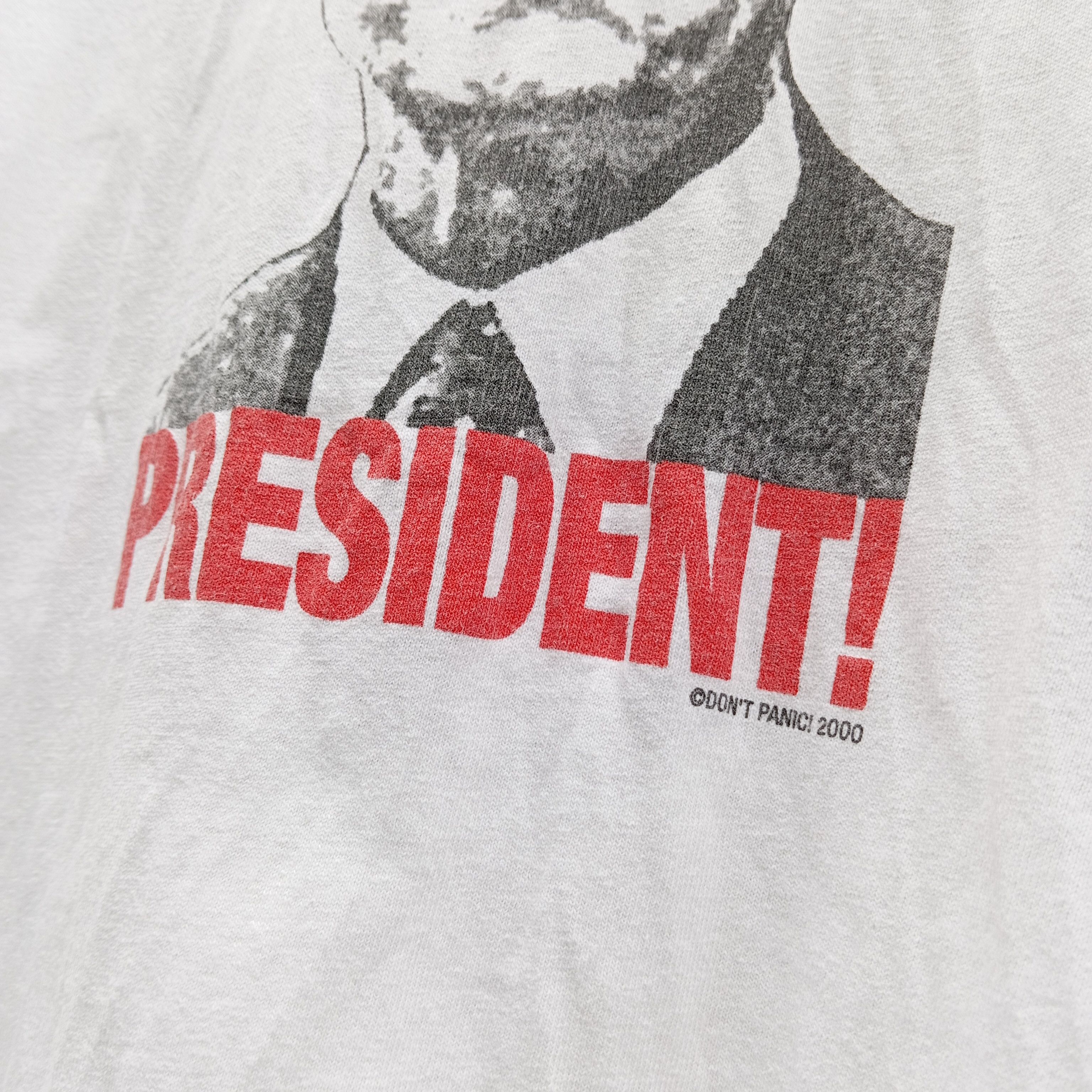 Other Y2K panic attack vintage George H. W. Bush t shirt Size US M / EU 48-50 / 2 - 2 Thumbnail