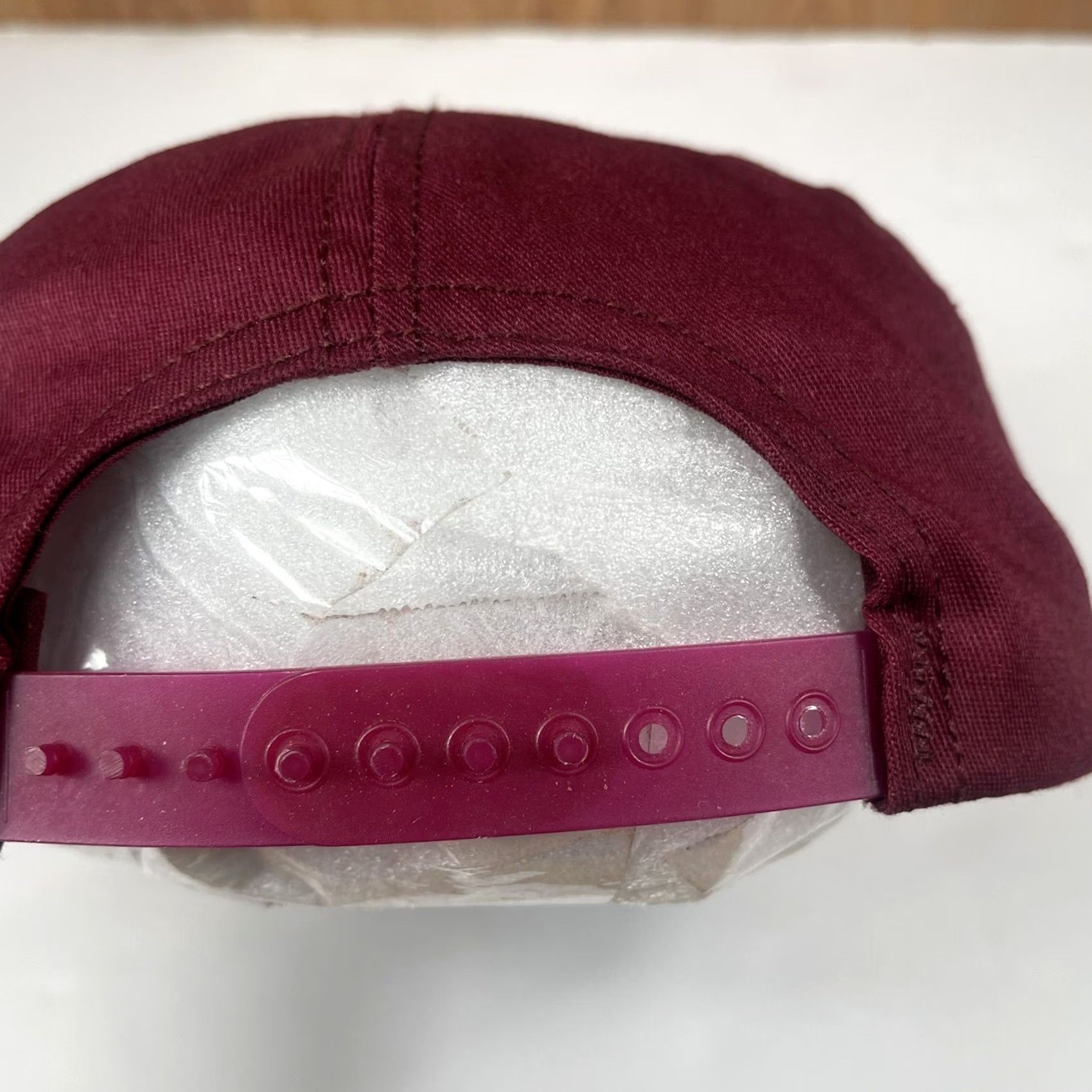 Vintage VINTAGE Unbranded VSTA Golf Adult Adjustable Snapback Trucker Hat Cap Maroon Green Men Hat Size ONE SIZE - 7 Thumbnail