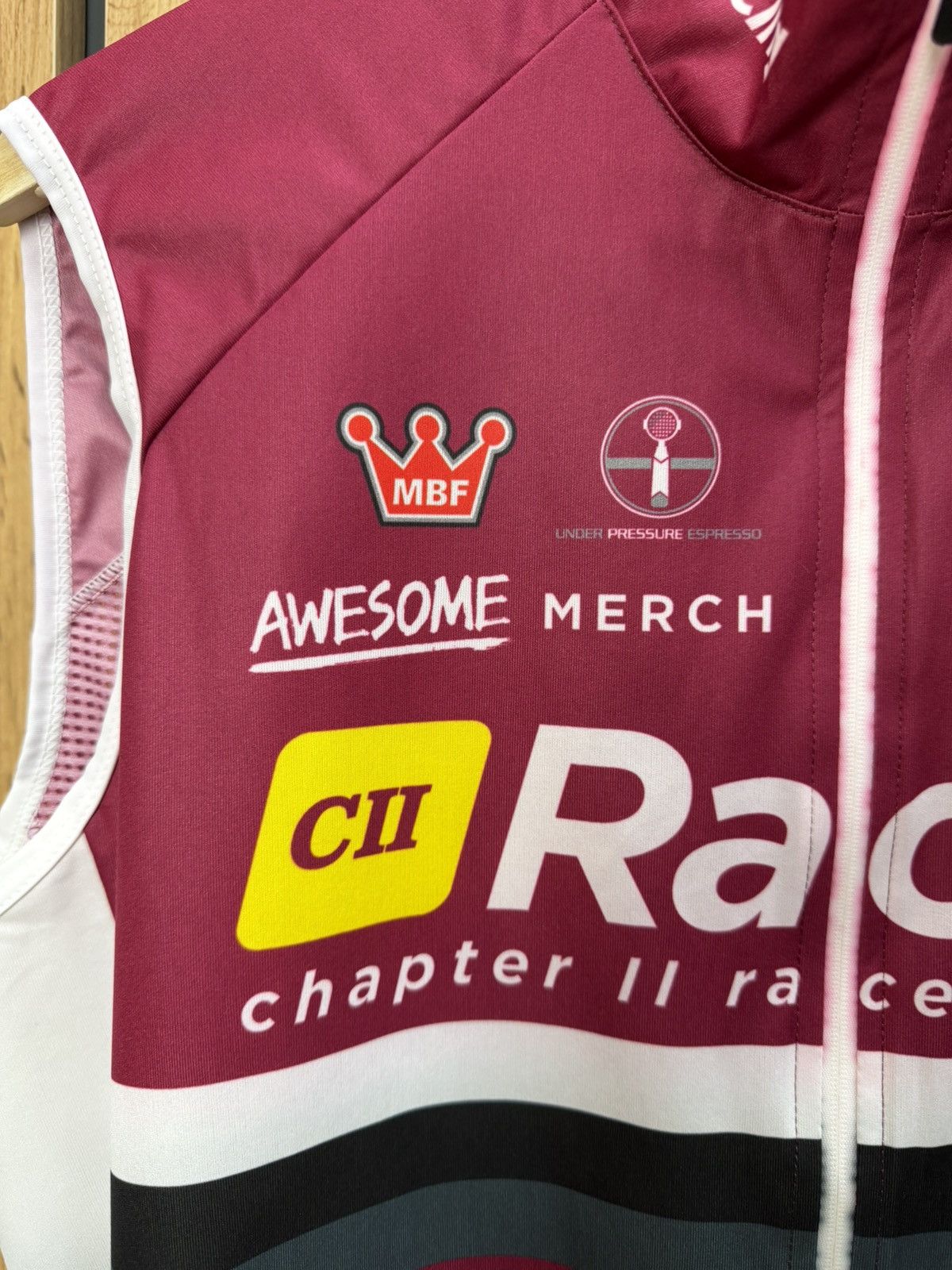 Vintage Velotec Elite Cycling Wind Vest Chapter I| Racing Team L Size US L / EU 52-54 / 3 - 5 Thumbnail