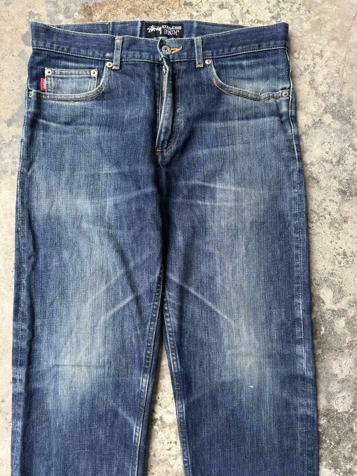 Stussy × Vintage Vintage Stussy Rough & Rugged Jeans Size US 30 / EU 46 - 4 Thumbnail