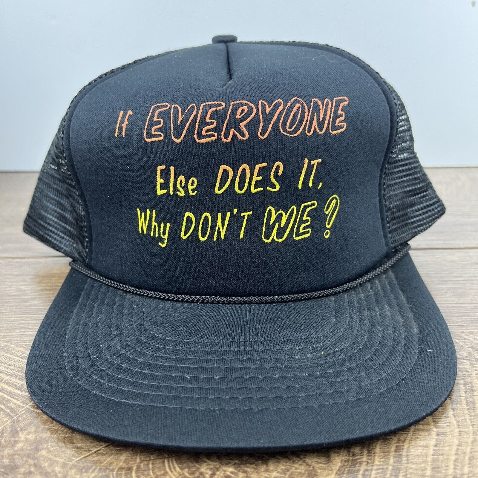Other If Everyone Does It Hat Why Don’t We Snapback Adjustable Adu Size ONE SIZE - 3 Thumbnail