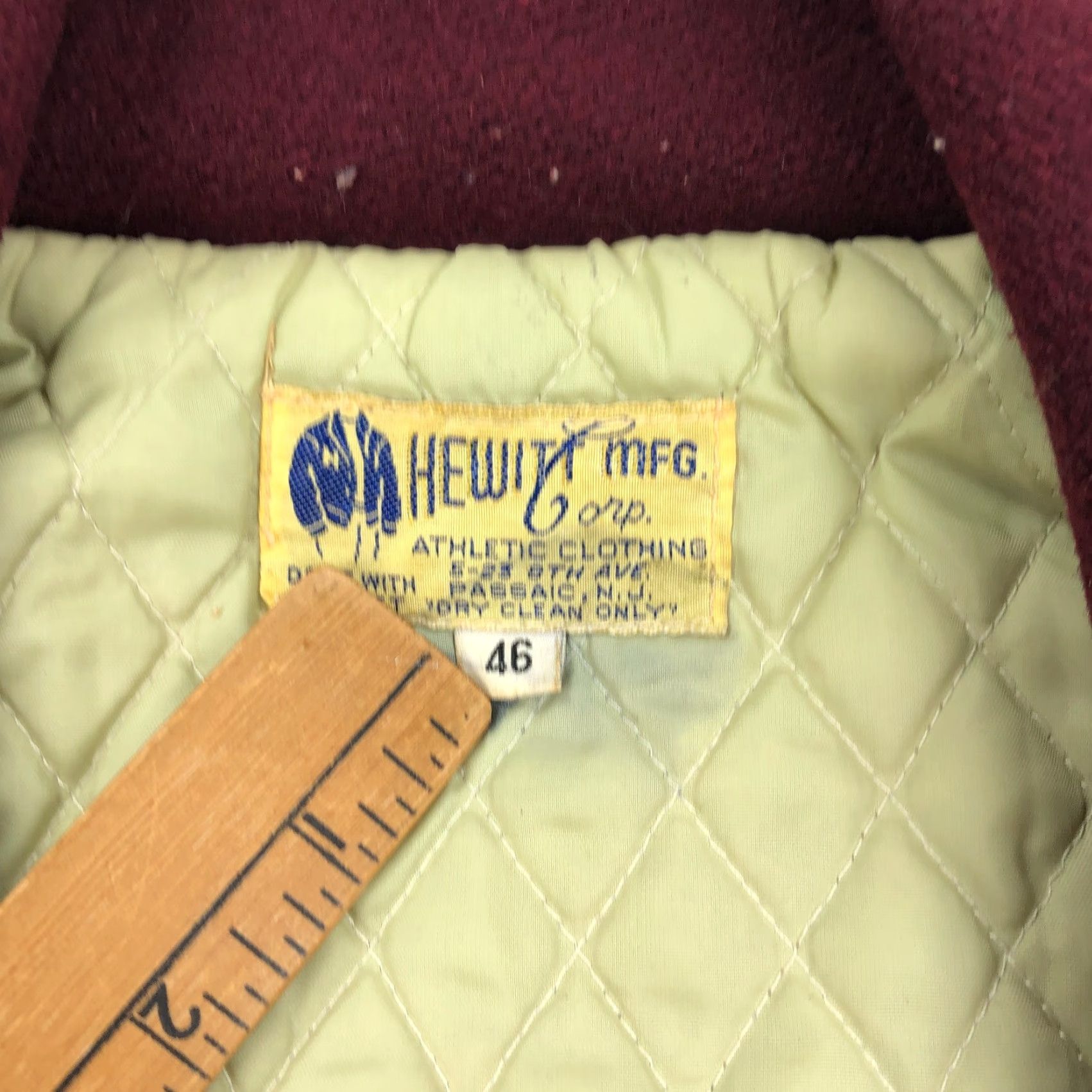 Vintage VINTAGE Hewitt Wool Jacket Men 46 Red Varsity School Marching Band Clifton High Mustangs Size US S / EU 44-46 / 1 - 5 Thumbnail