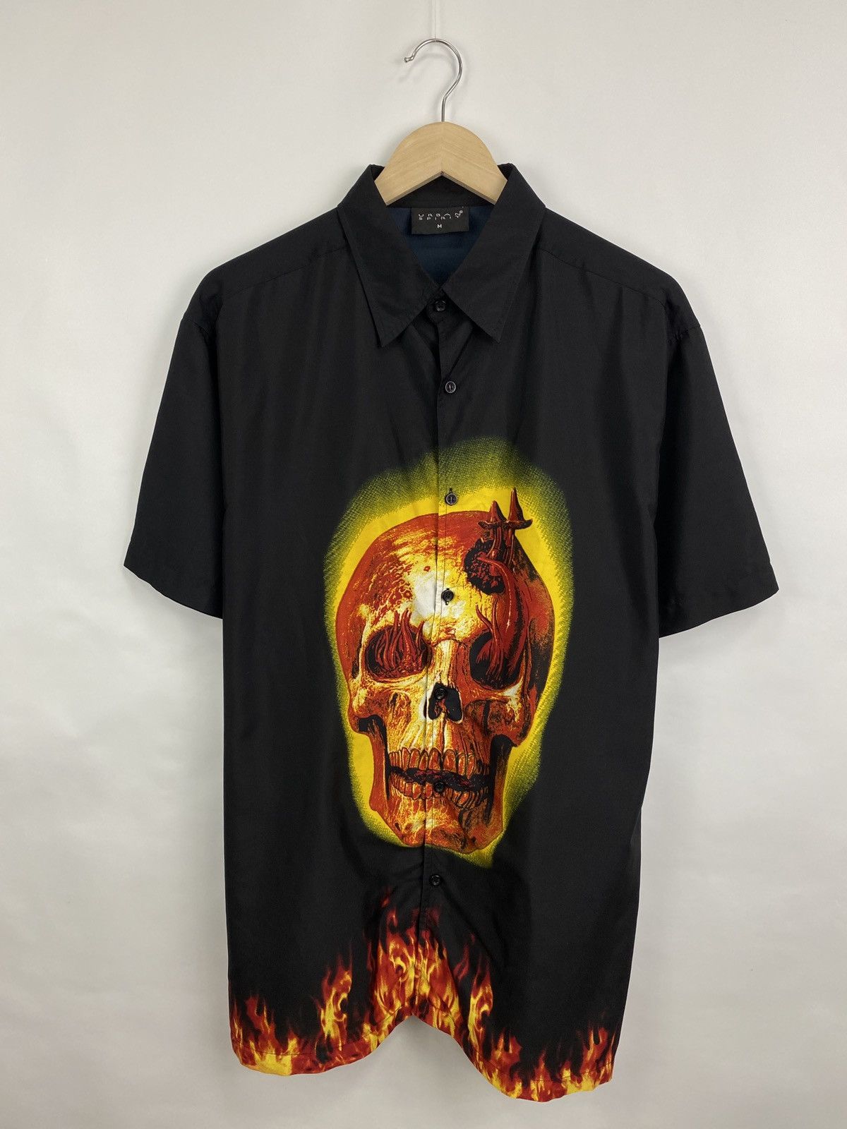 If Six Was Nine 🔥🕸💀 Vintage Skull Death Devil 666 shirt Size US M / EU 48-50 / 2 - 3 Thumbnail
