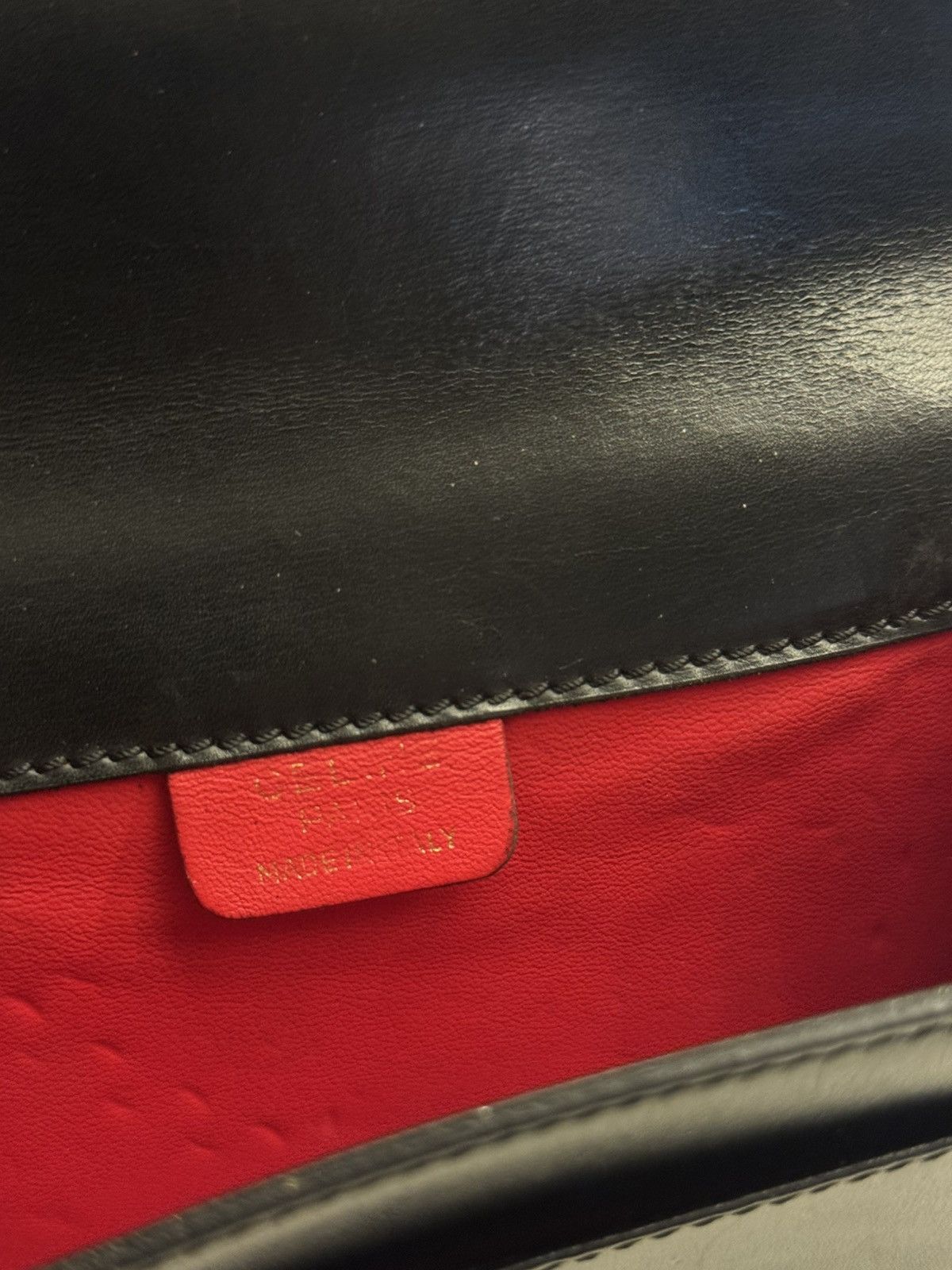 Celine × Vintage Vintage Celine black leather chain cross body bag Size ONE SIZE - 4 Thumbnail
