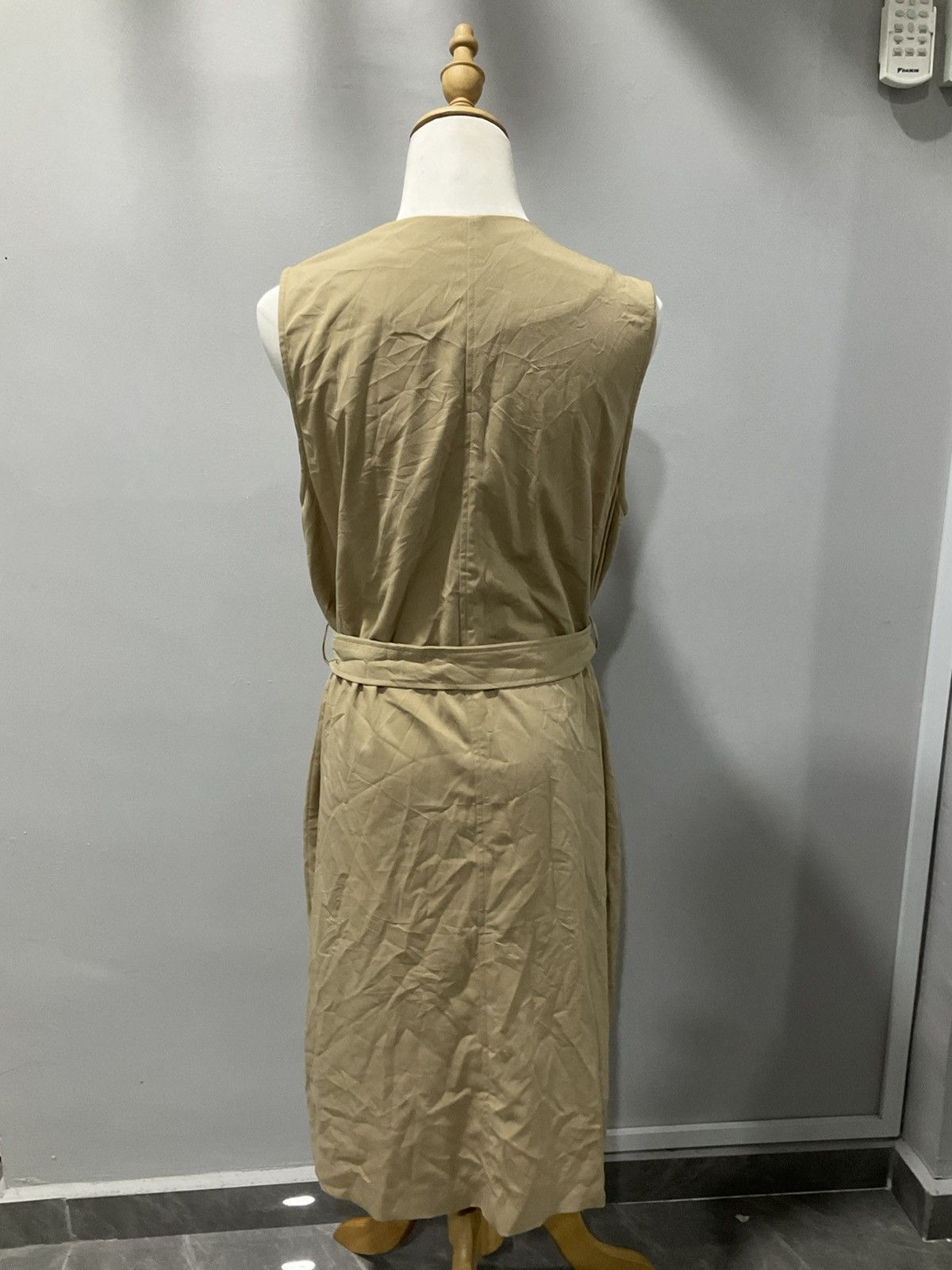 Japanese Brand Women Belted Vest Dress Bayflow Size L / US 10 / IT 46 - 3 Thumbnail